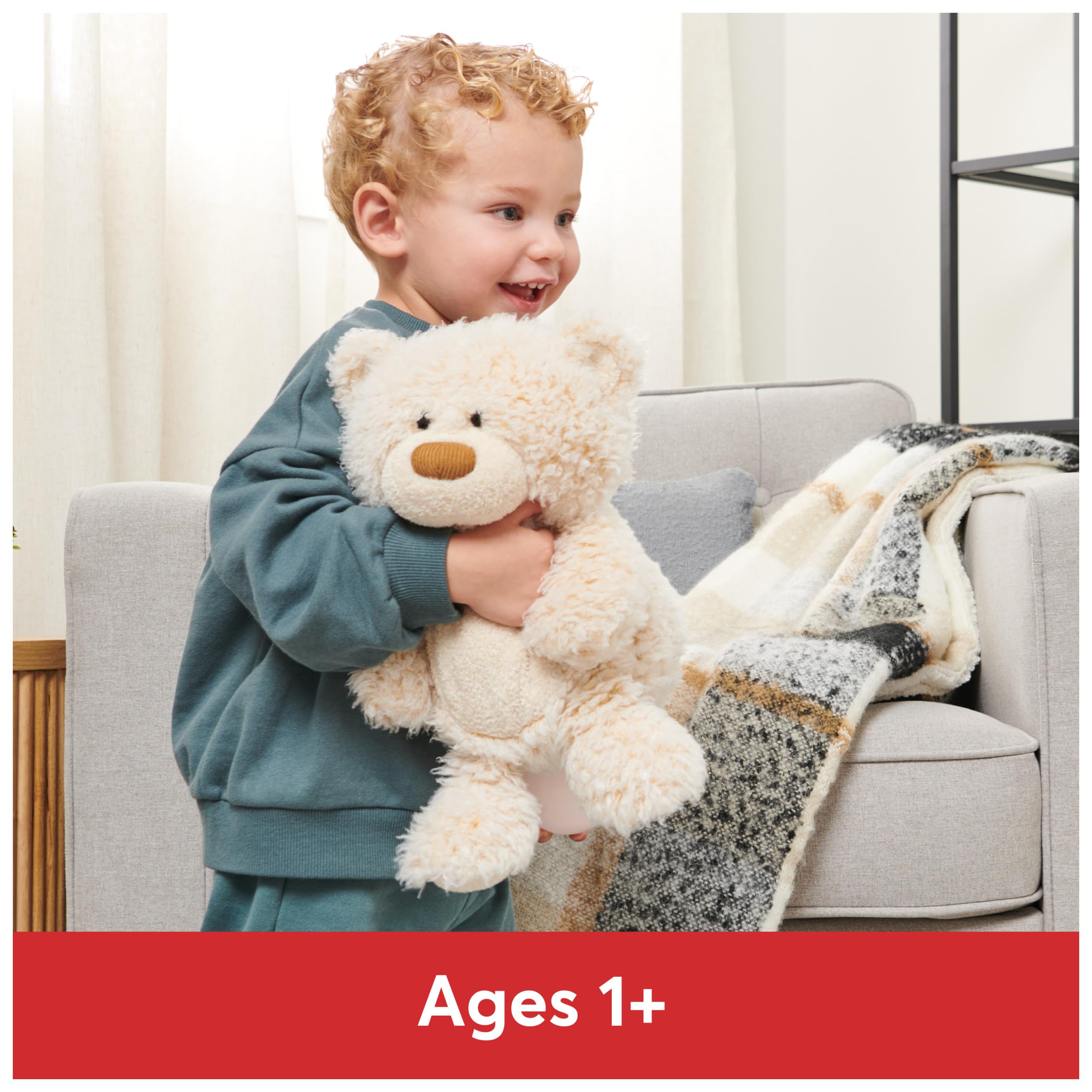 Foto 7 pulgar | Oso De Peluche Gund Bubbles Con Forma De Animal De Peluche, 25 Cm, Crema Para Más De 1 Año - Venta Internacional.