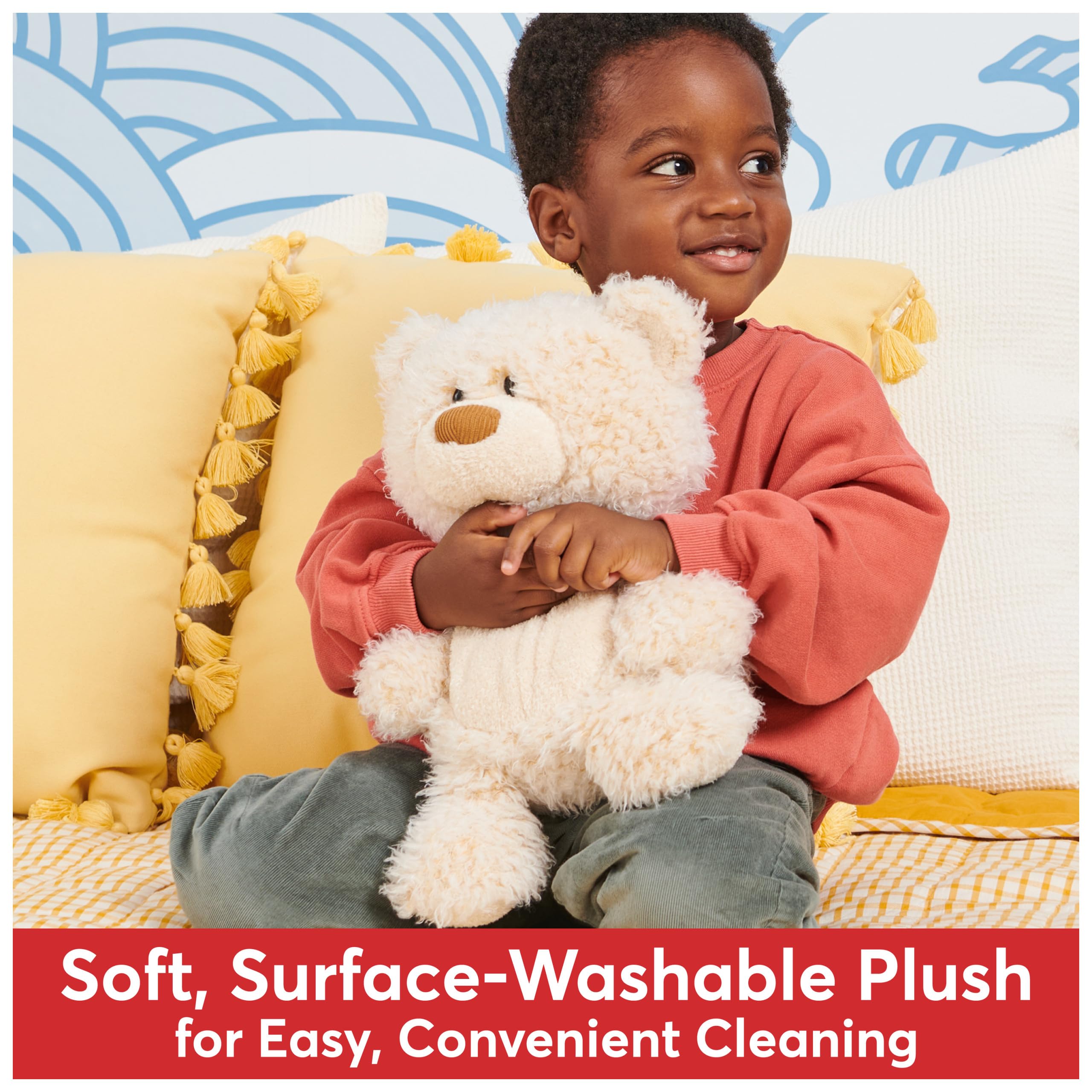 Foto 8 pulgar | Oso De Peluche Gund Bubbles Con Forma De Animal De Peluche, 25 Cm, Crema Para Más De 1 Año - Venta Internacional.