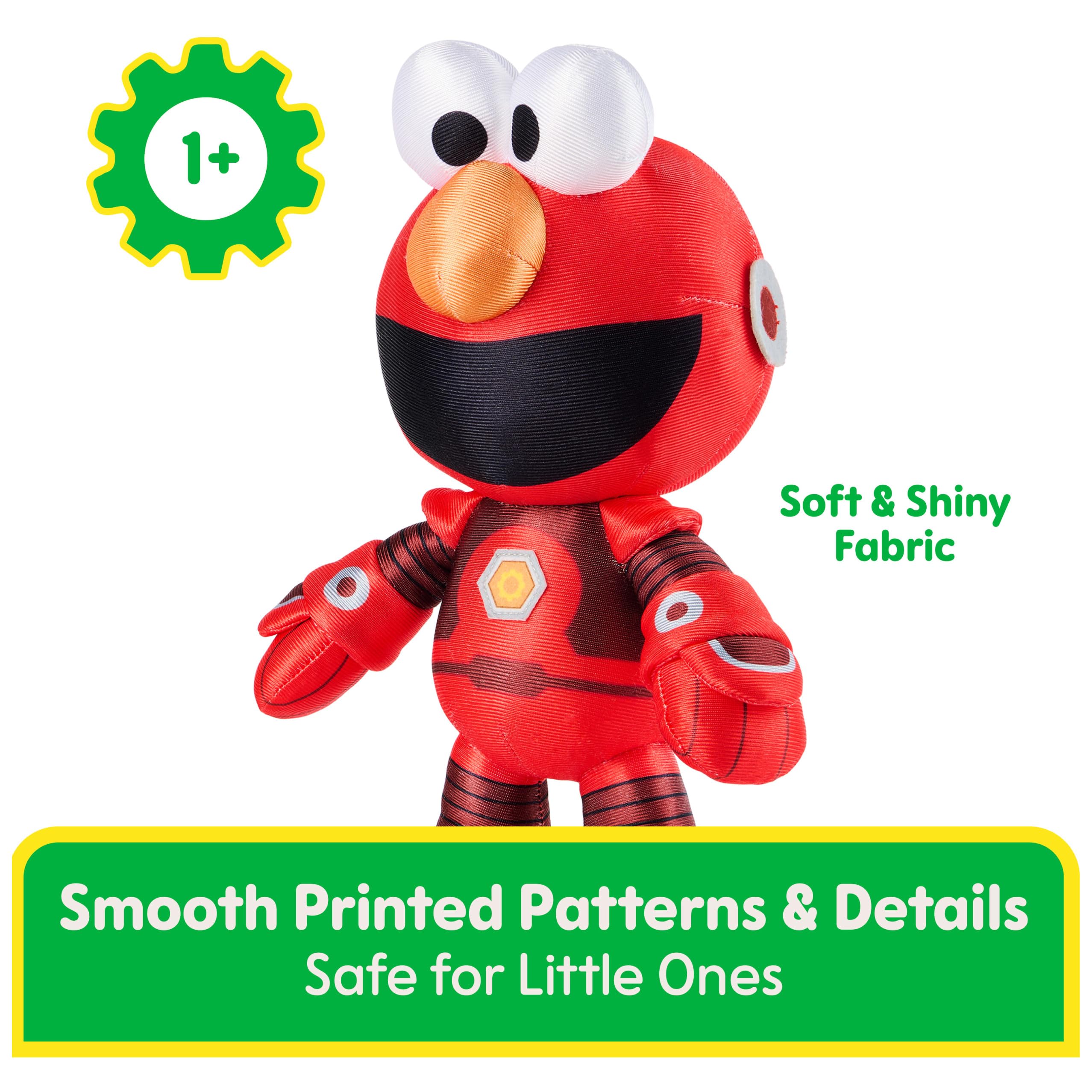 Foto 6 pulgar | Peluche Gund Sesame Street Mecha Builder Elmo 13'' - Venta Internacional.