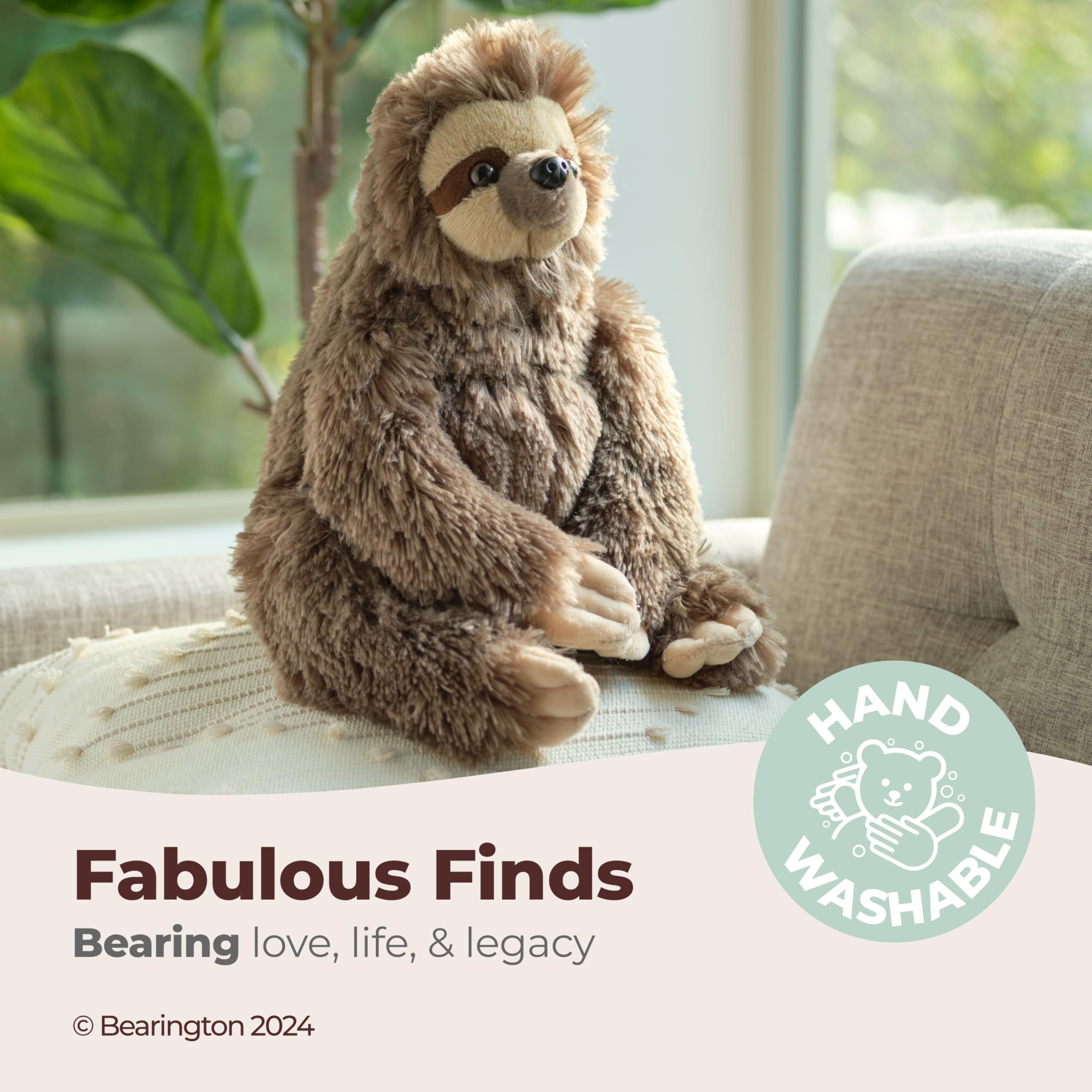 Foto 4 pulgar | Peluche Bearington Speedy, Perezoso De Tres Dedos, 30 Cm - Venta Internacional.