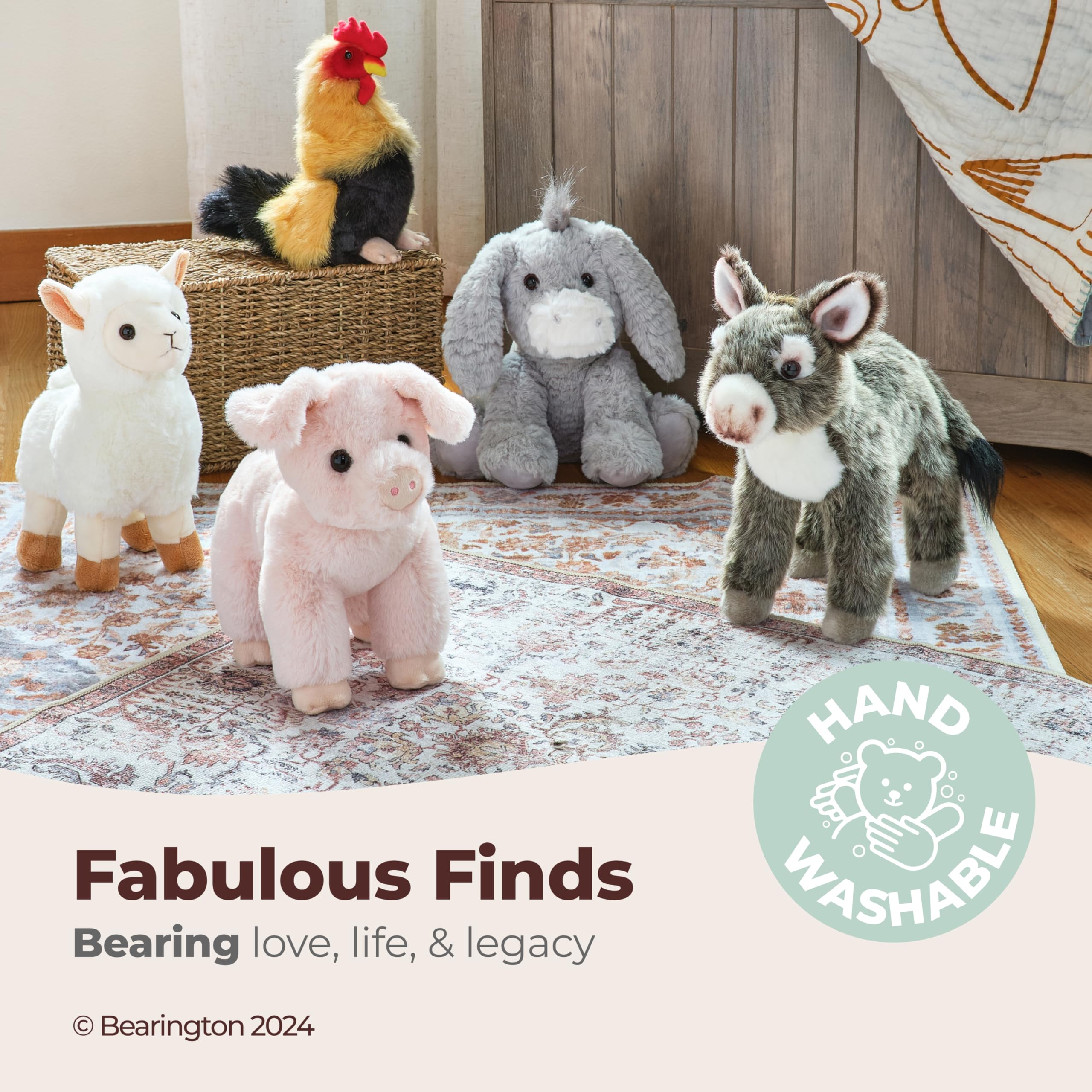 Foto 4 pulgar | Peluche Bearington Pedro Con Forma De Burro De Peluche, 30 Cm - Venta Internacional.