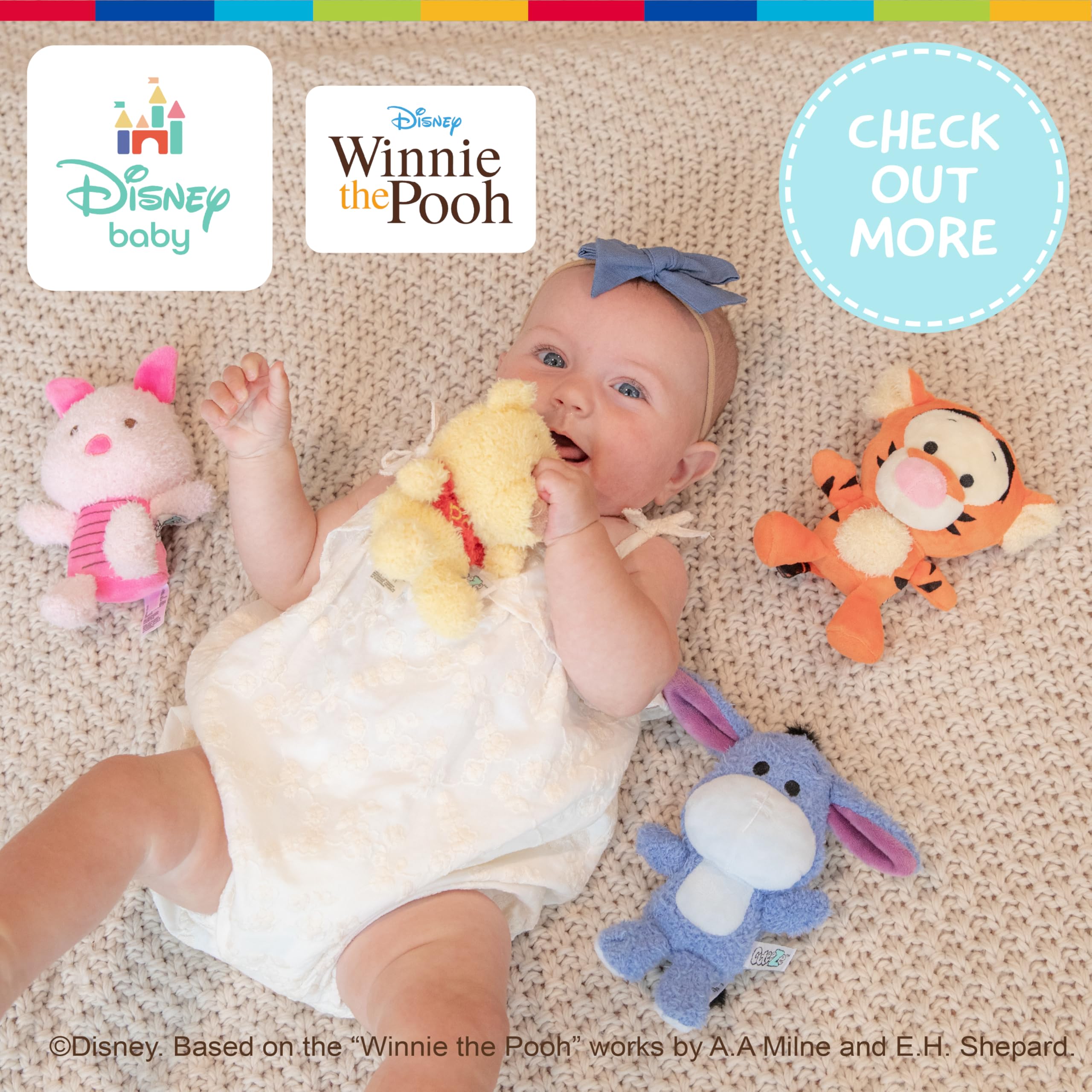 Foto 6 | Peluche De Peluche Kids Preferred Disney Winnie Pooh - Venta Internacional.