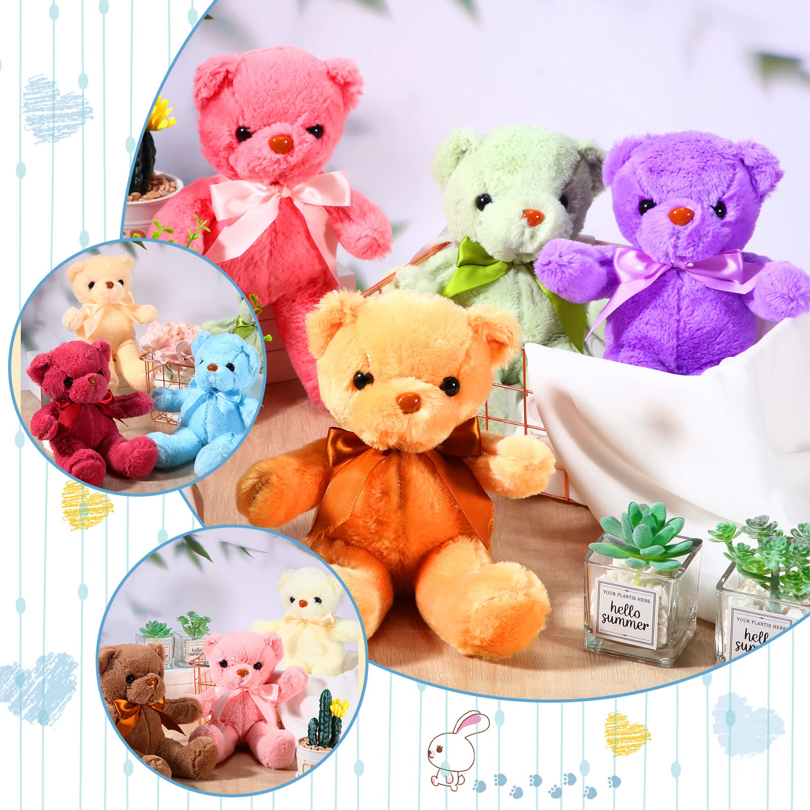 Foto 5 pulgar | Peluche De Peluche Skylety Bears, 10 Piezas, 30 Cm - Venta Internacional.