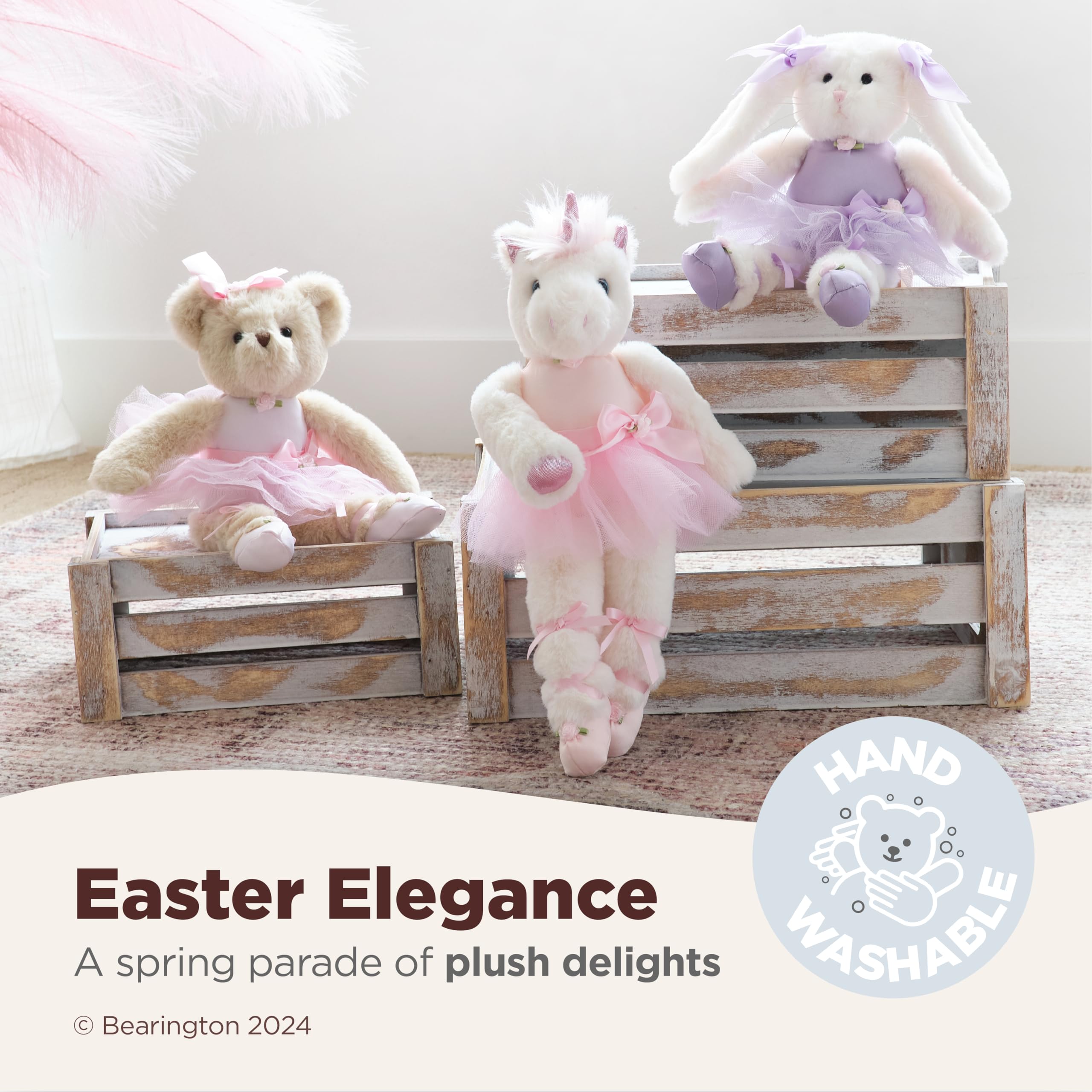 Foto 4 pulgar | Animal De Peluche Dreamer Ballerina Unicorn De La Colección Bearington - Venta Internacional.