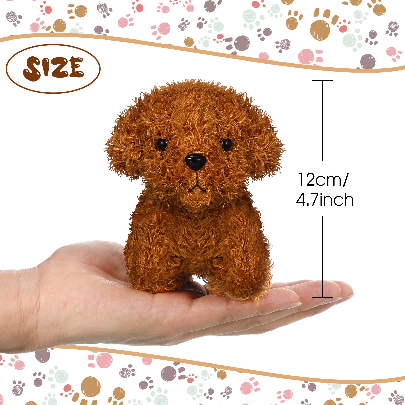 Foto 2 | Miniperros De Peluche Skylety De 5 Pulgadas Para Niños, 12 Unidades - Venta Internacional.