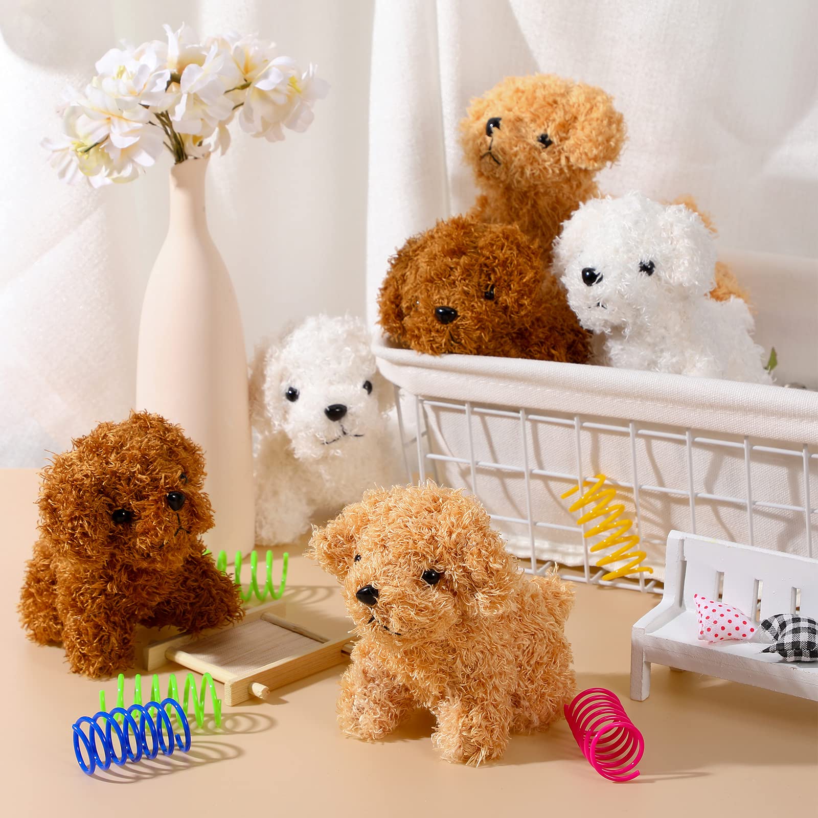 Foto 7 pulgar | Miniperros De Peluche Skylety De 5 Pulgadas Para Niños, 12 Unidades - Venta Internacional.