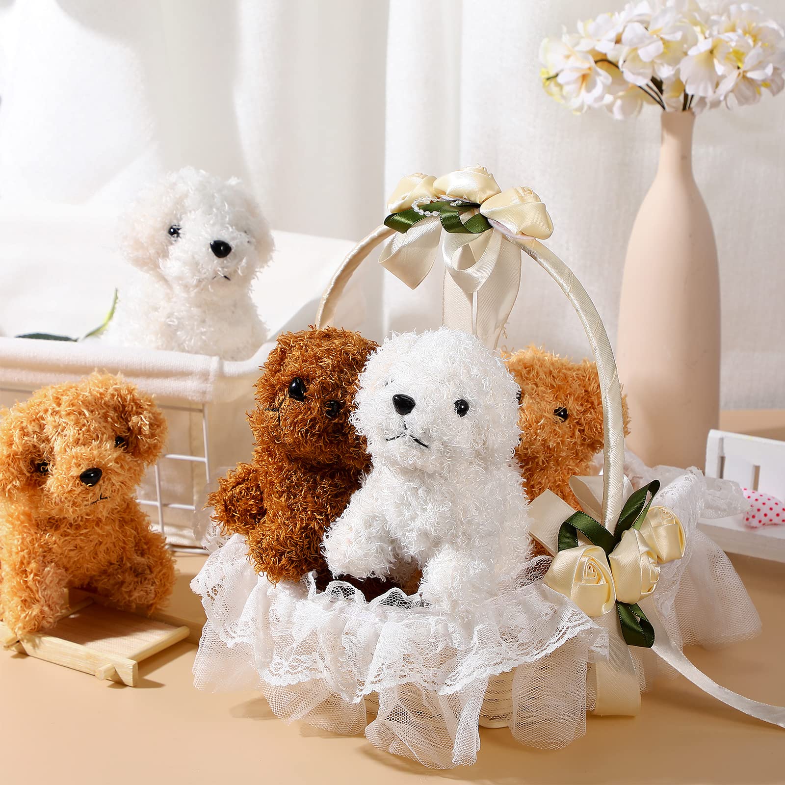Foto 8 pulgar | Miniperros De Peluche Skylety De 5 Pulgadas Para Niños, 12 Unidades - Venta Internacional.