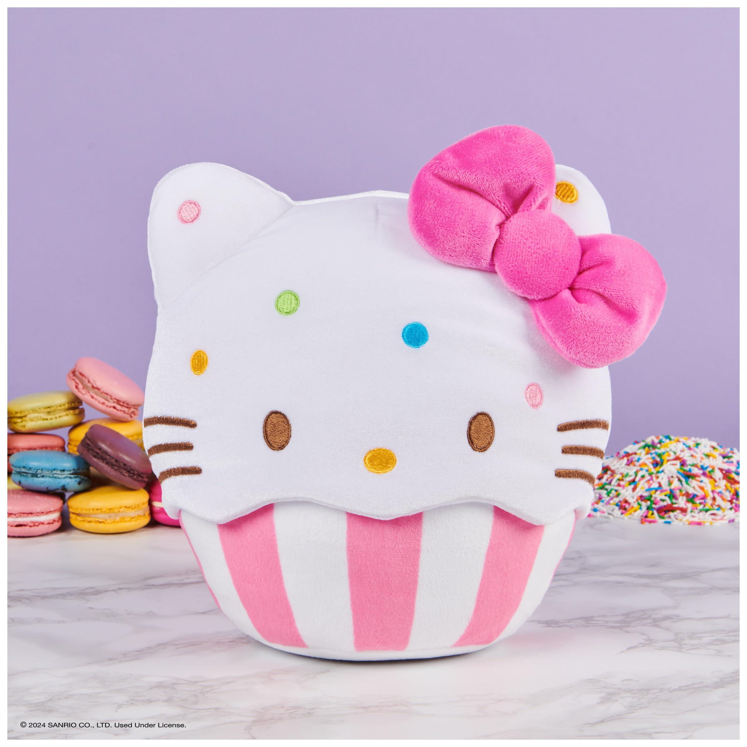Foto 3 pulgar | Peluche Gund Sanrio Hello Kitty Cupcake 20 Cm Rosa/blanco - Venta Internacional.