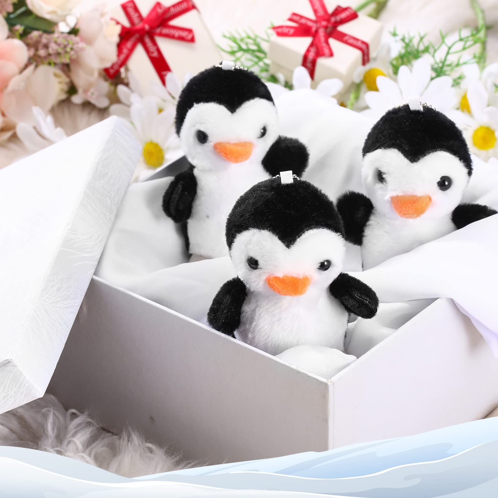 Foto 4 pulgar | Llavero De Peluche Skylety Con Forma De Pingüino, 10 Cm, 8 Unidades - Venta Internacional.