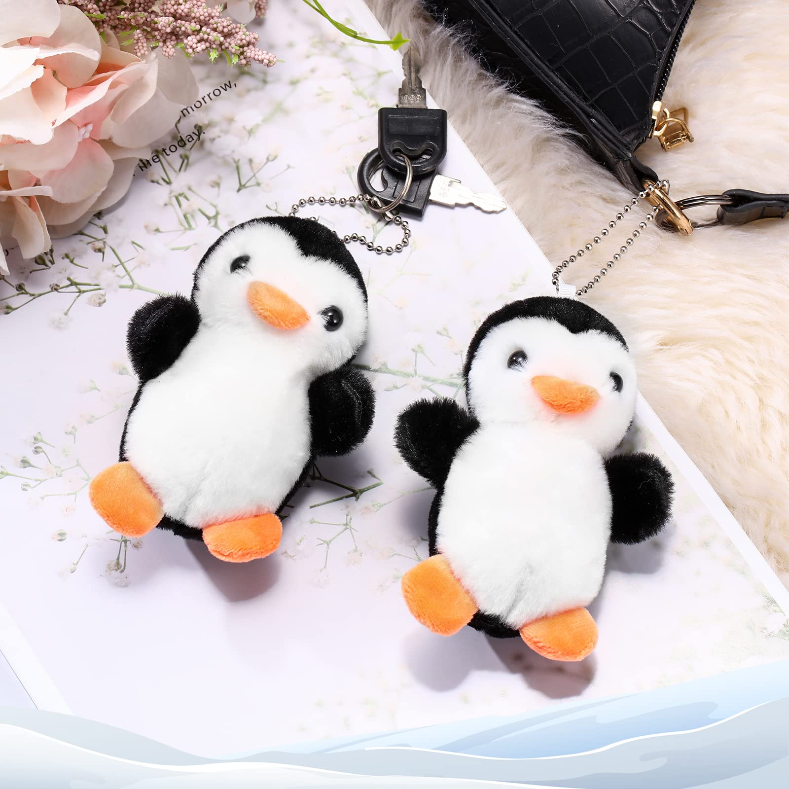 Foto 6 pulgar | Llavero De Peluche Skylety Con Forma De Pingüino, 10 Cm, 8 Unidades - Venta Internacional.