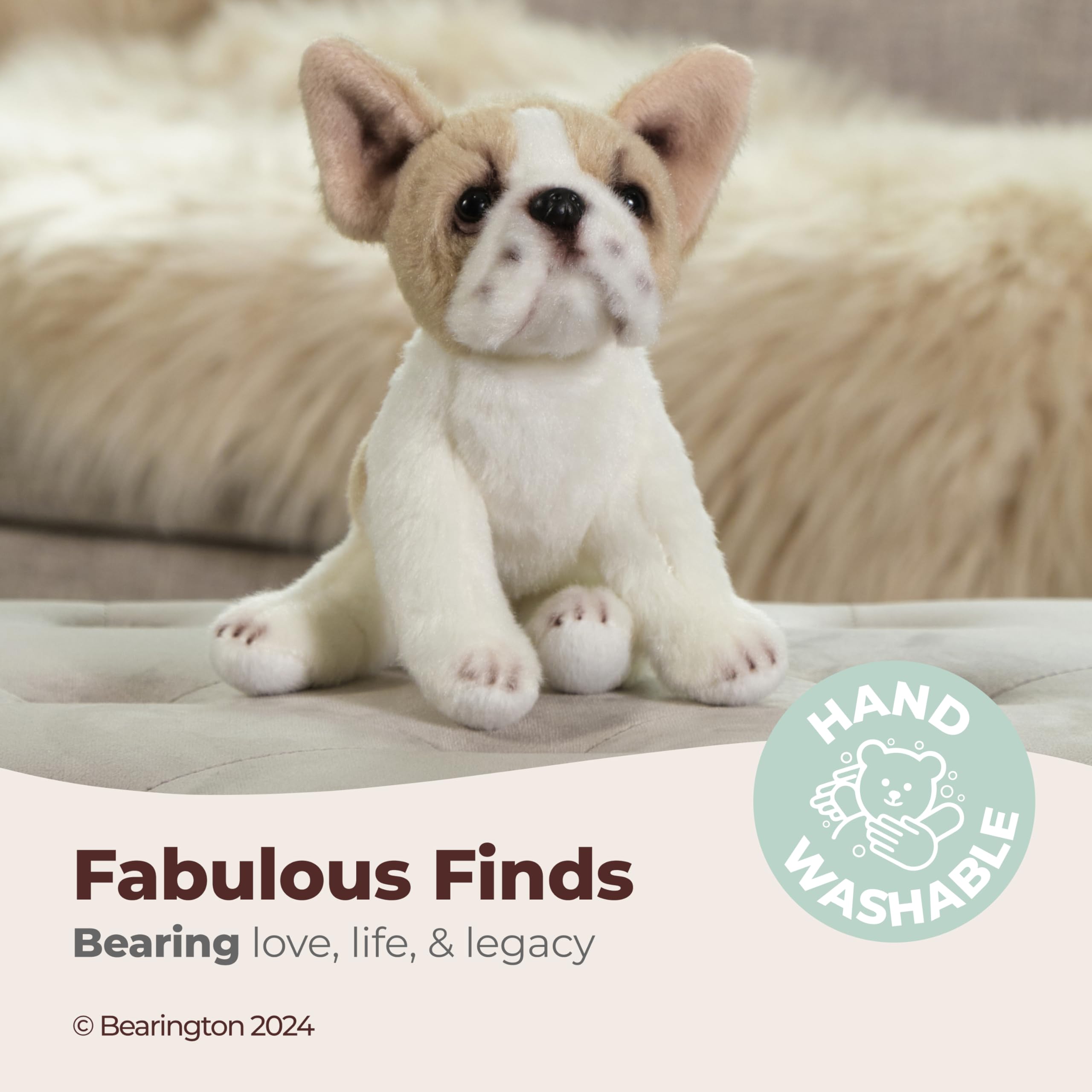 Foto 4 pulgar | Peluche Bearington Collection Lil' Frenchie Frenchie Frenchie Frenchie, 15 Cm - Venta Internacional.
