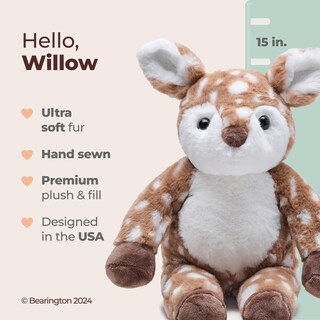Foto 2 | Peluche De Peluche Con Forma De Sauce Bearington, Cervatillo, 38 Cm De Altura - Venta Internacional.