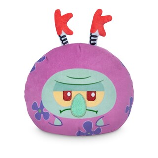 Foto 2 | Pantalones Cuadrados De Peluche Con Forma De Tortuga Y Bob Esponja Reversibles De 6 Pulgadas - Venta Internacional