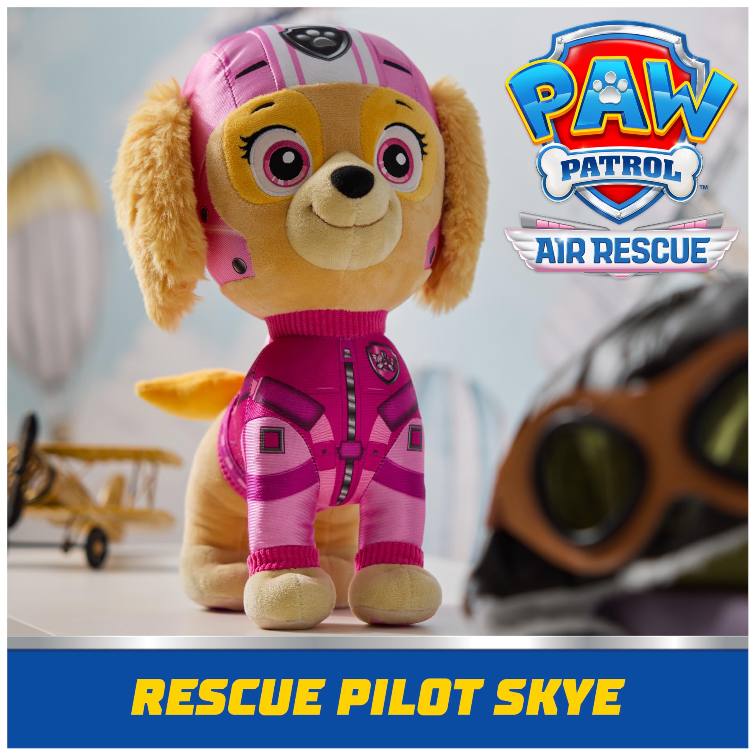 Foto 3 pulgar | Peluche Paw Patrol Air Rescue Skye De 30 Cm Con Mochila Extraíble - Venta Internacional