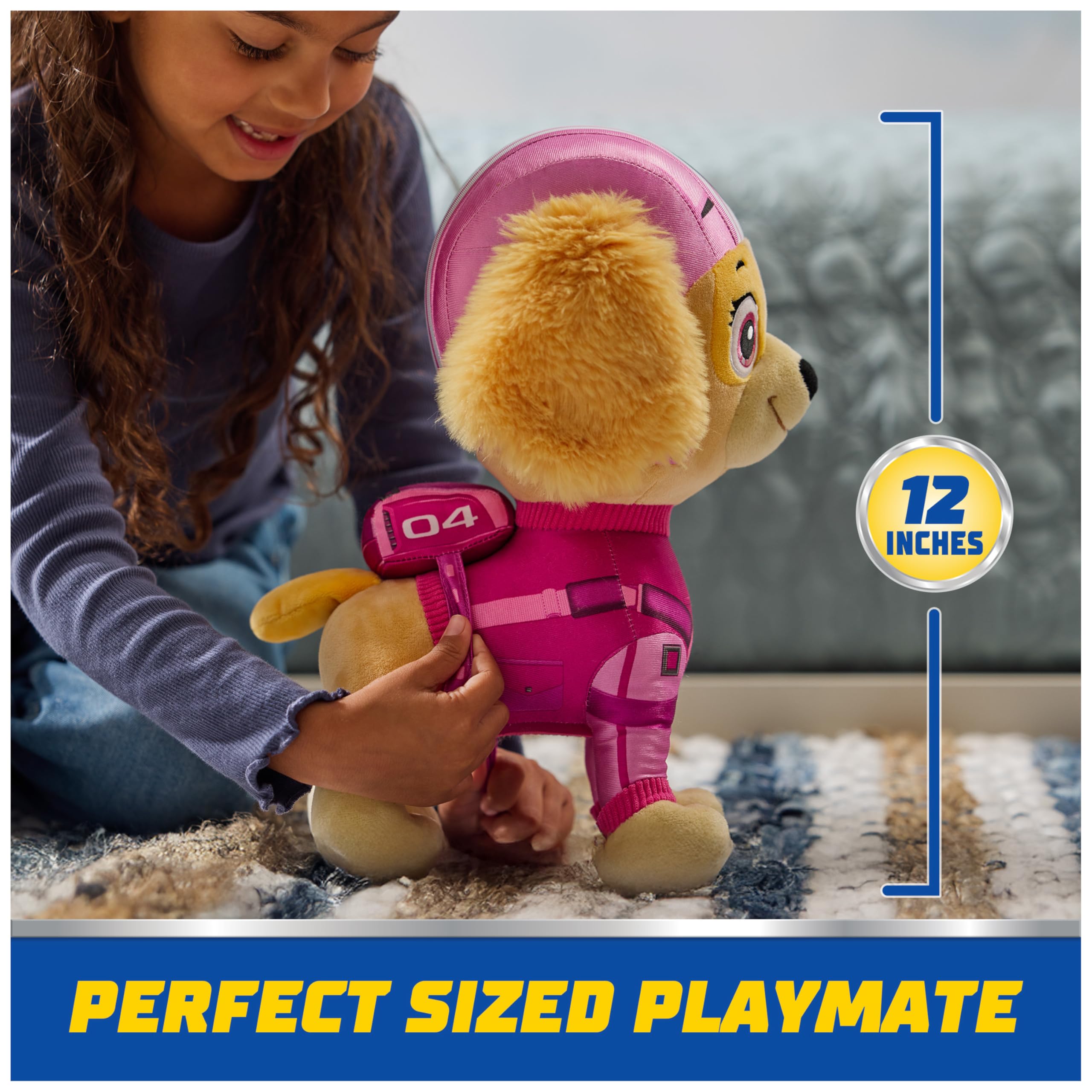 Foto 4 pulgar | Peluche Paw Patrol Air Rescue Skye De 30 Cm Con Mochila Extraíble - Venta Internacional