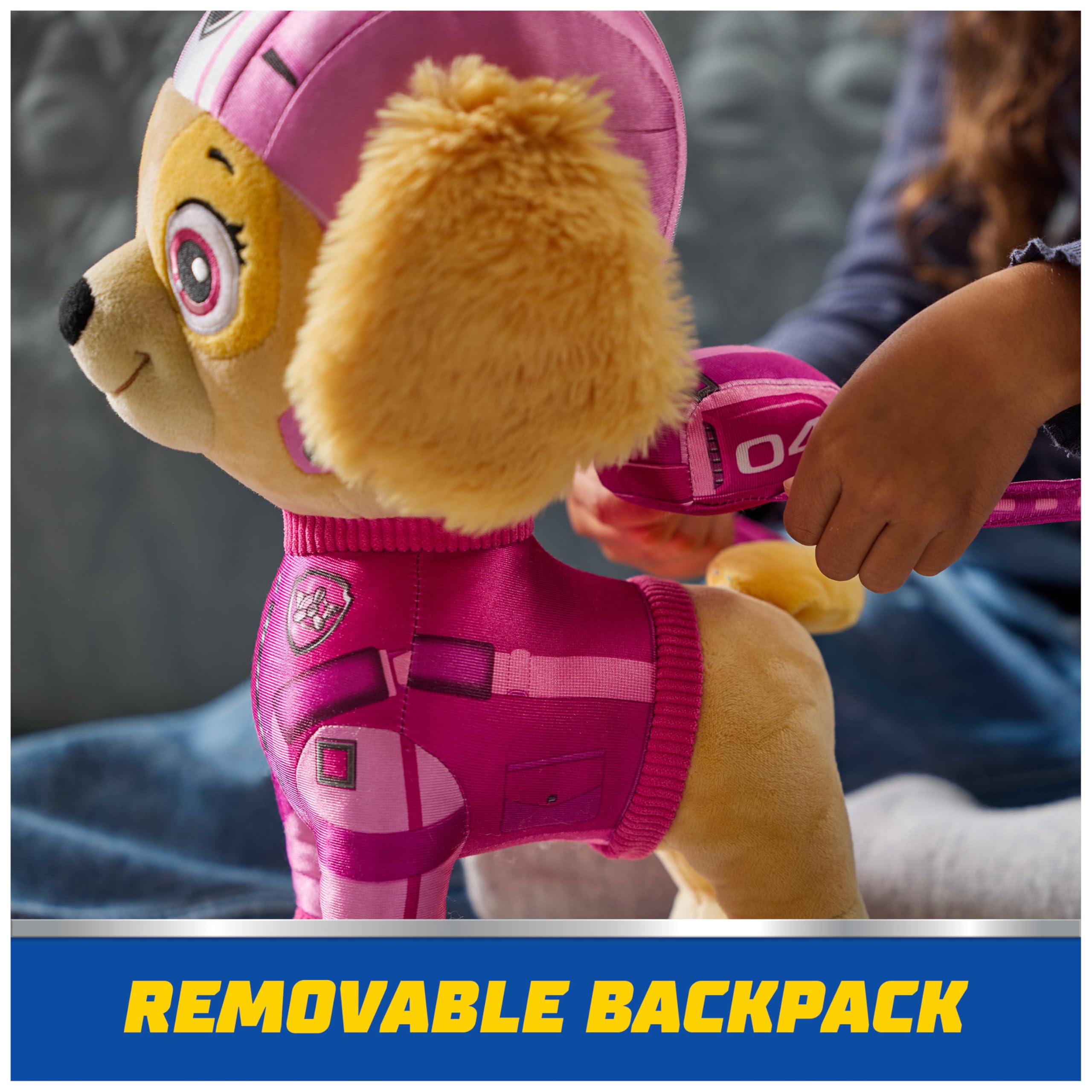 Foto 5 pulgar | Peluche Paw Patrol Air Rescue Skye De 30 Cm Con Mochila Extraíble - Venta Internacional