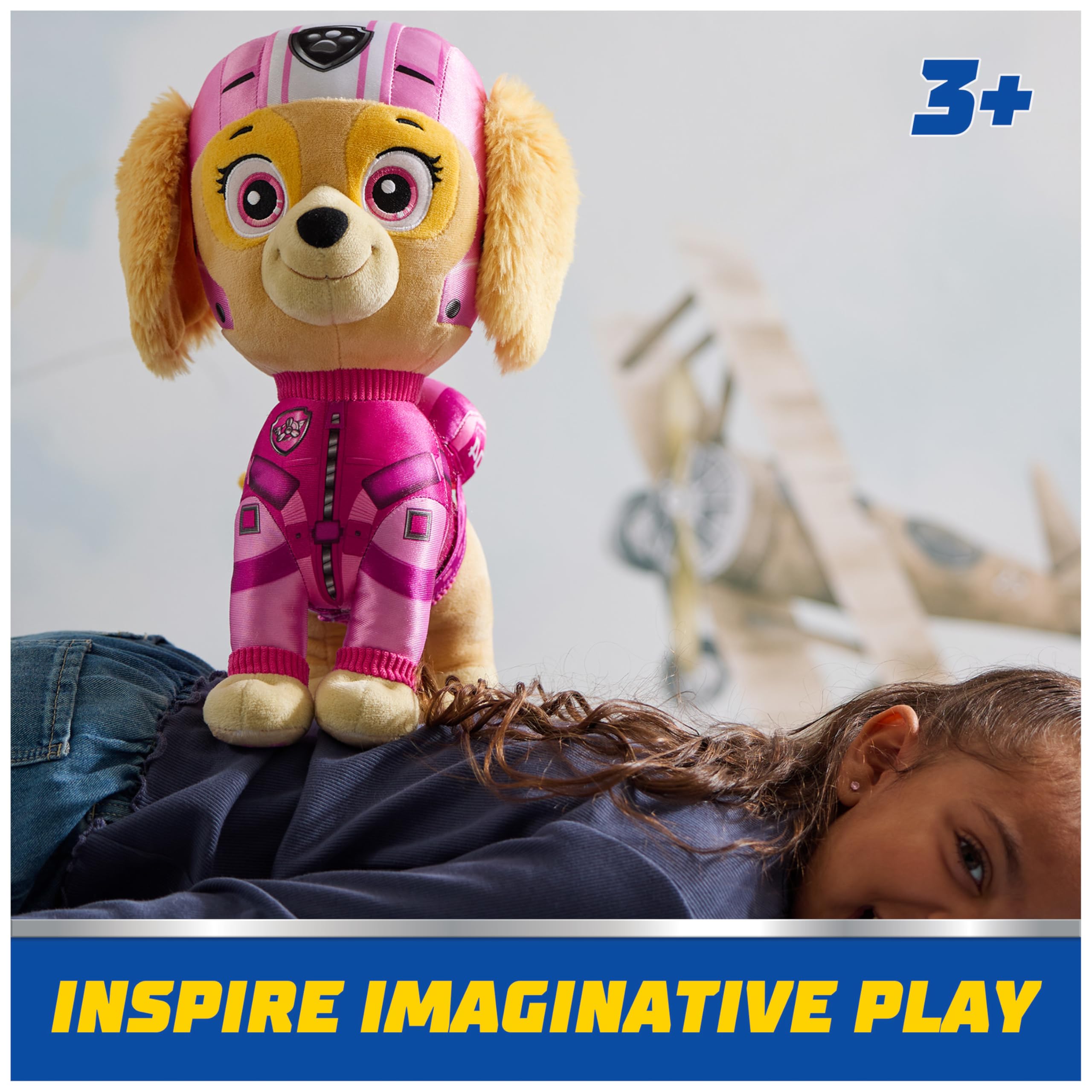 Foto 7 pulgar | Peluche Paw Patrol Air Rescue Skye De 30 Cm Con Mochila Extraíble - Venta Internacional