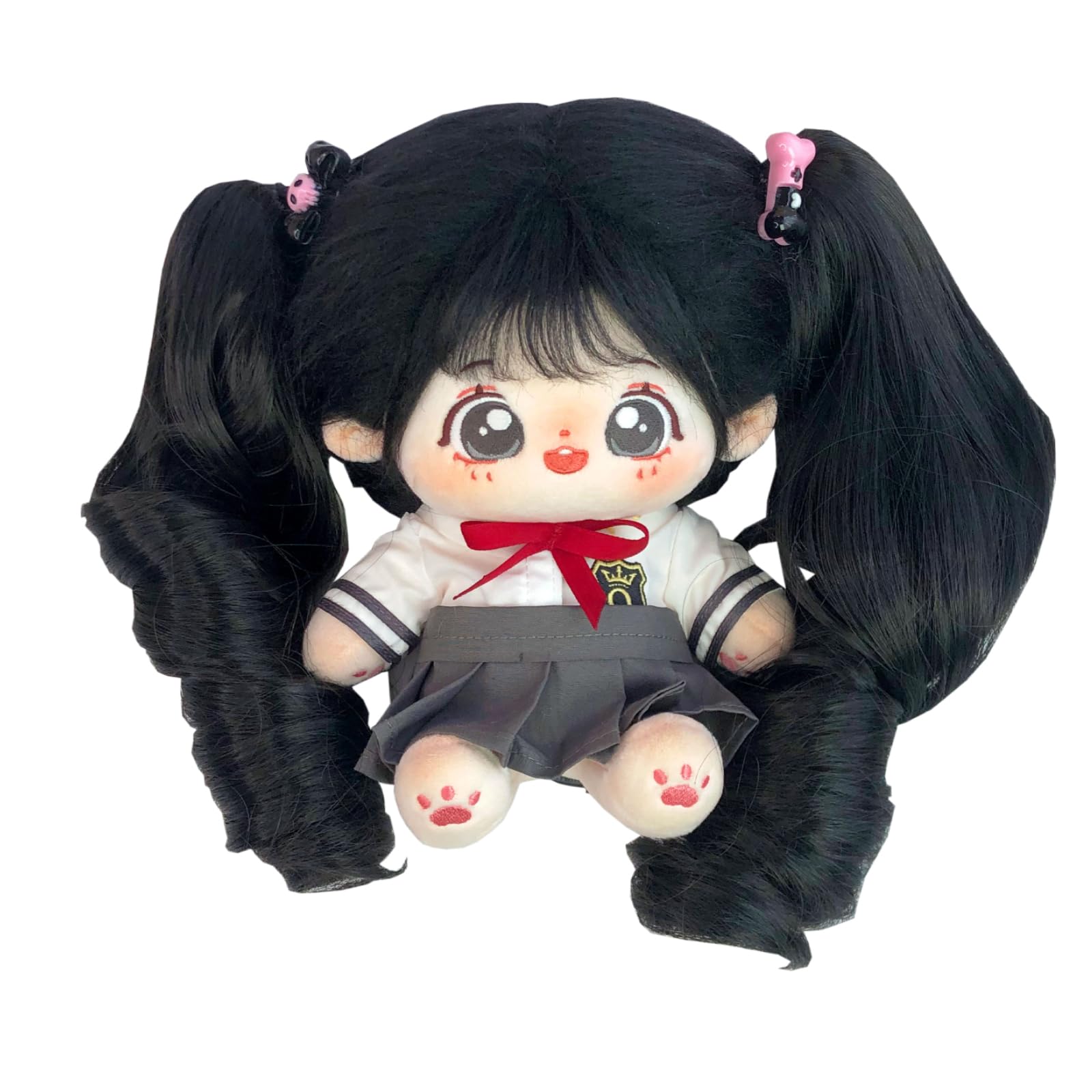 Muñeca De Peluche Calembou De 20 Cm Con Esqueleto Y Ropa Xiaowanzhi-b - Venta Internacional.