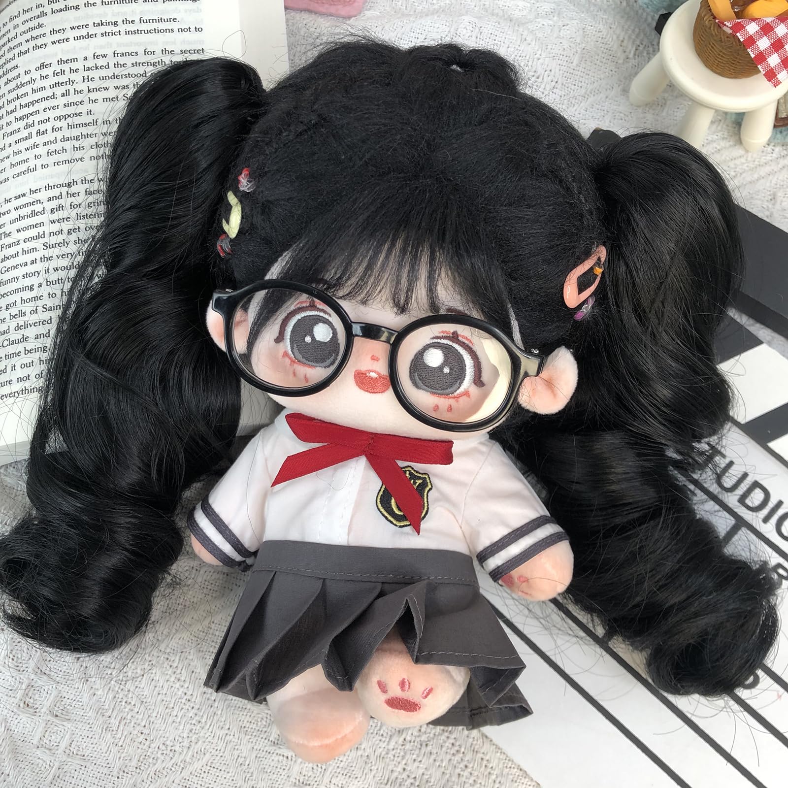 Foto 3 pulgar | Muñeca De Peluche Calembou De 20 Cm Con Esqueleto Y Ropa Xiaowanzhi-b - Venta Internacional.