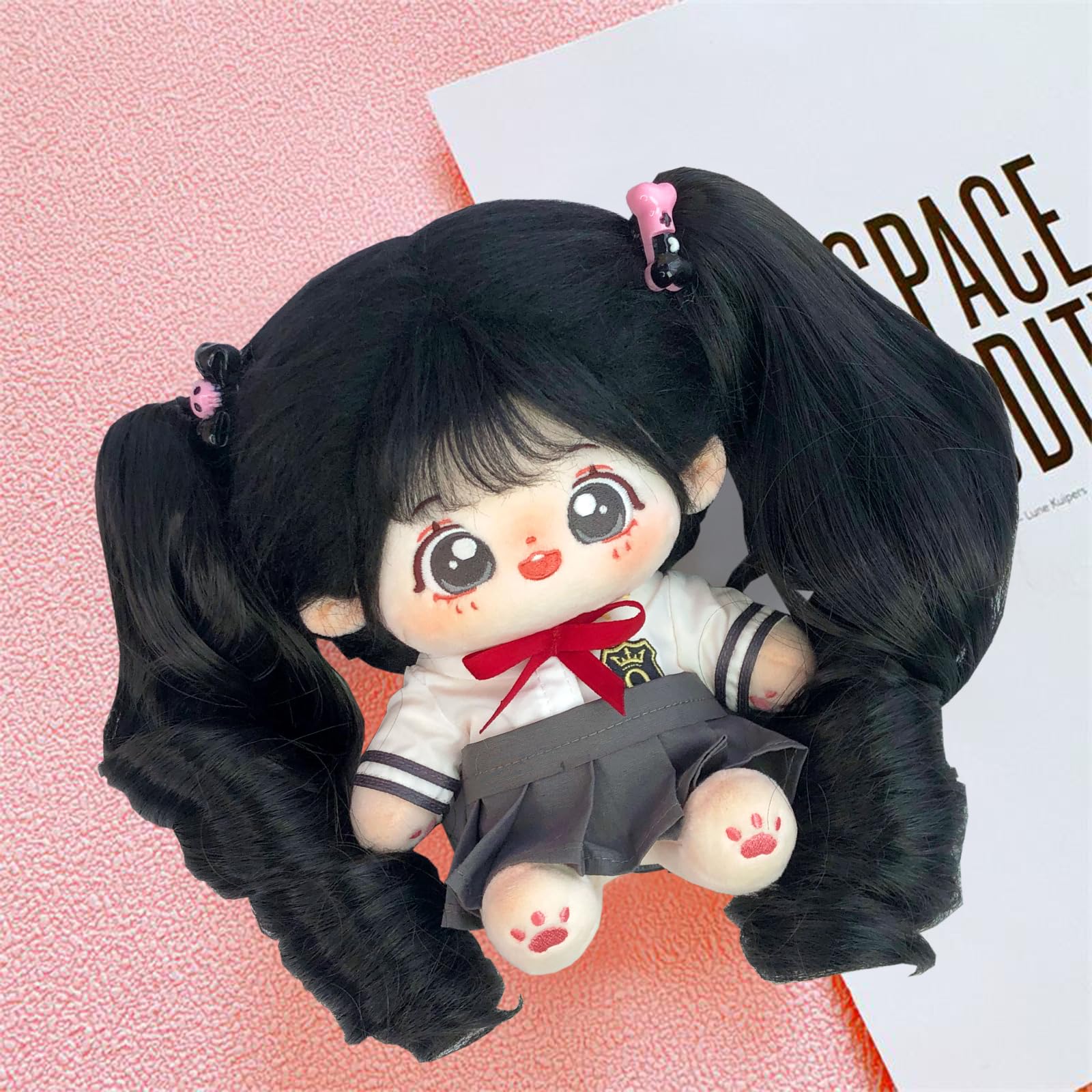 Foto 6 pulgar | Muñeca De Peluche Calembou De 20 Cm Con Esqueleto Y Ropa Xiaowanzhi-b - Venta Internacional.