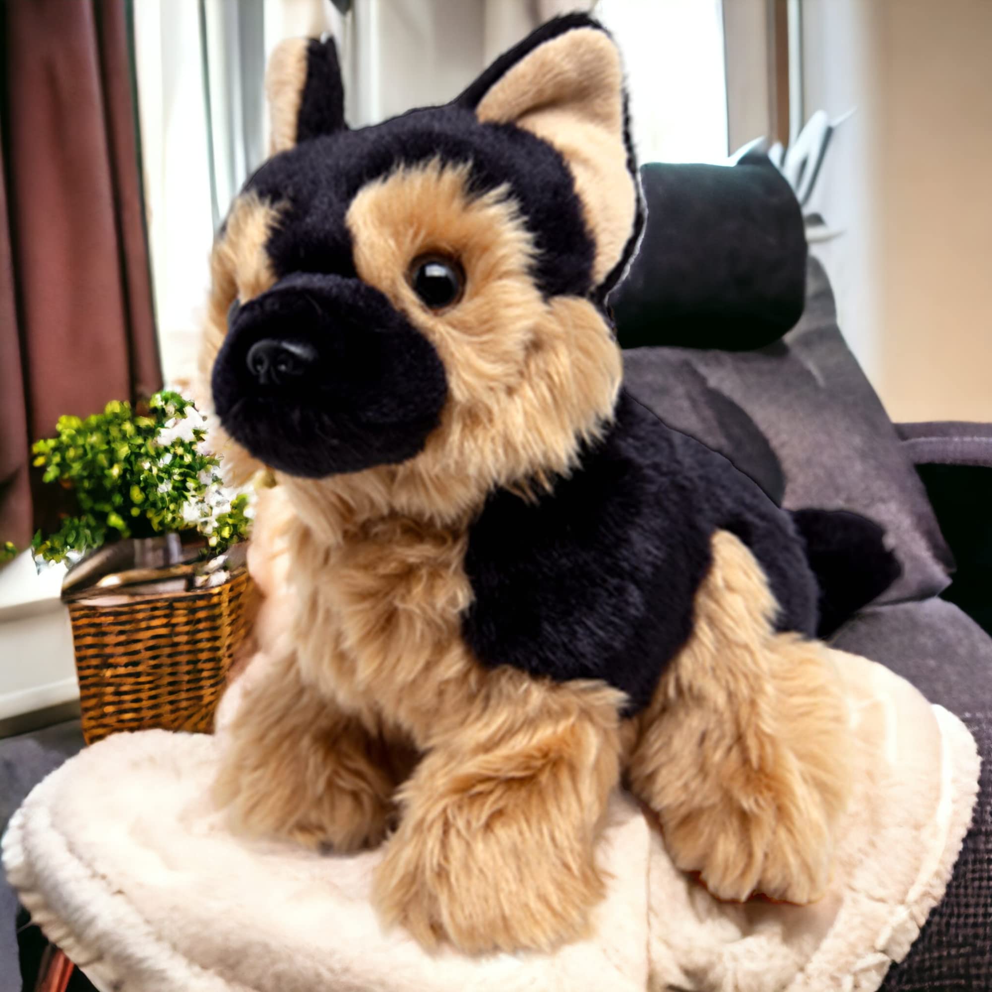 Foto 5 | Peluche De Peluche Para Perro Pastor Alemán, 20 Cm, Abrazable - Venta Internacional.
