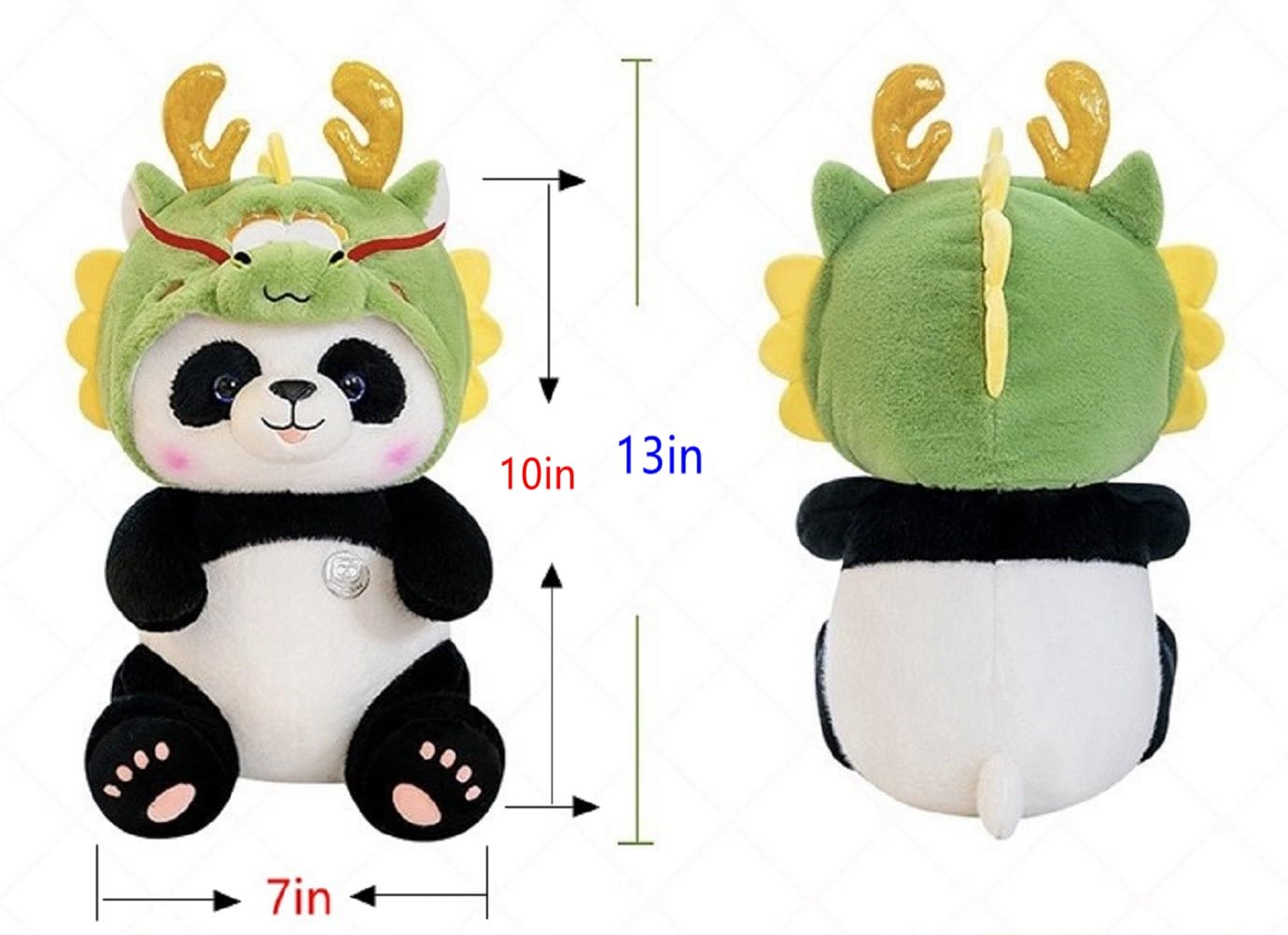 Foto 3 pulgar | Peluche Panda De Peluche Supersuave De 13 Pulgadas Para Niños - Venta Internacional.