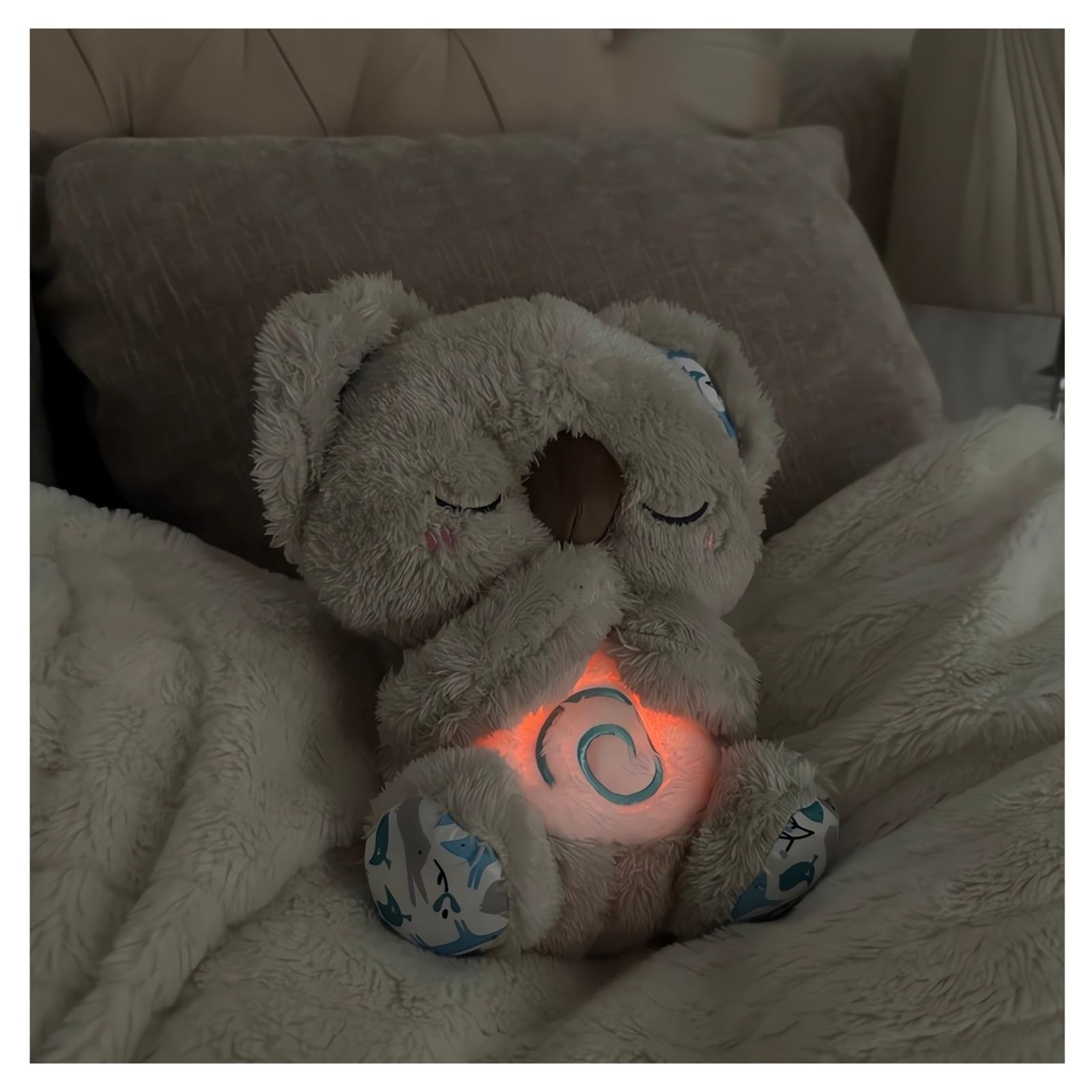 Foto 6 pulgar | Alivia La Ansiedad De Un Koala De Peluche Con Luces Musicales, 30 Cm - Venta Internacional.