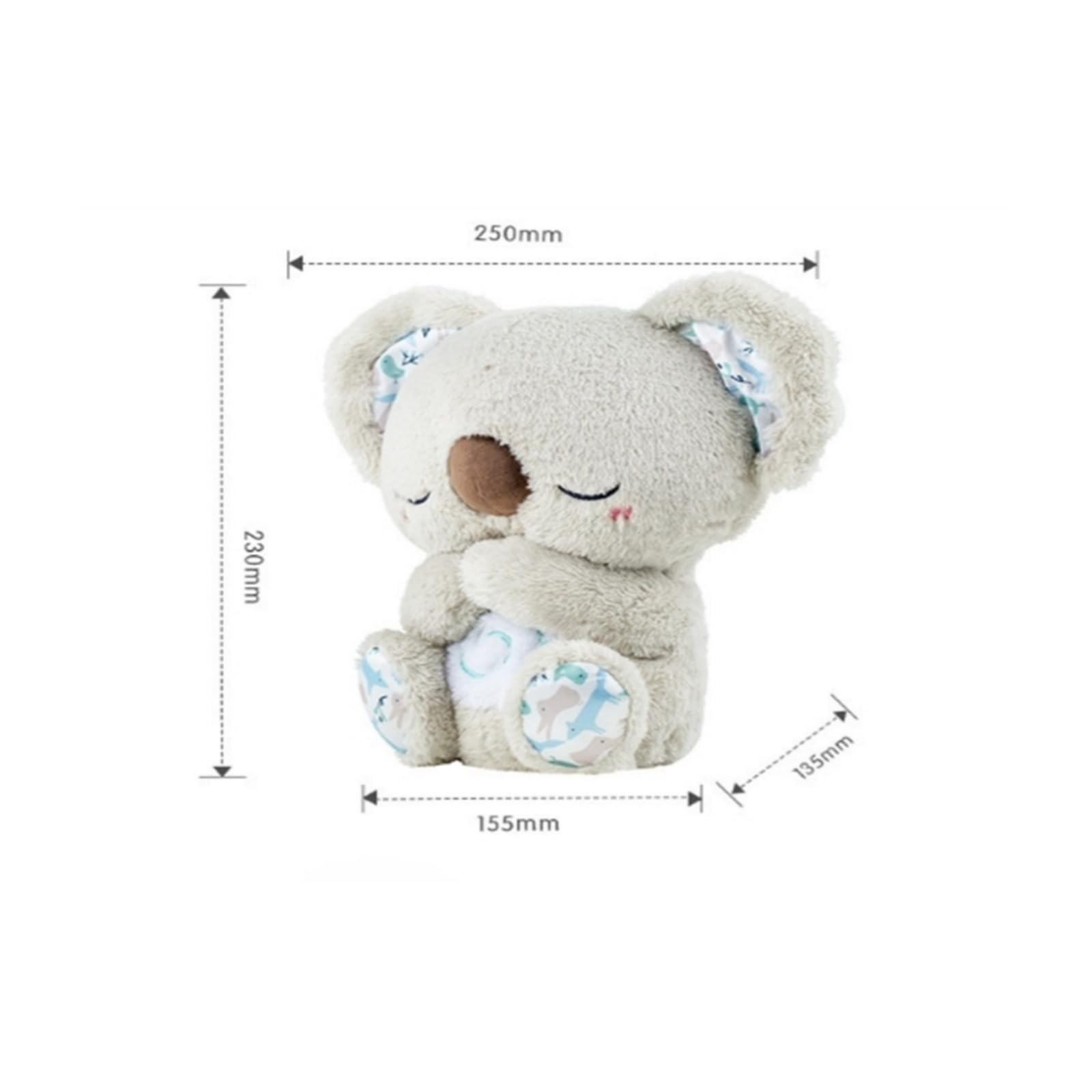 Foto 8 pulgar | Alivia La Ansiedad De Un Koala De Peluche Con Luces Musicales, 30 Cm - Venta Internacional.