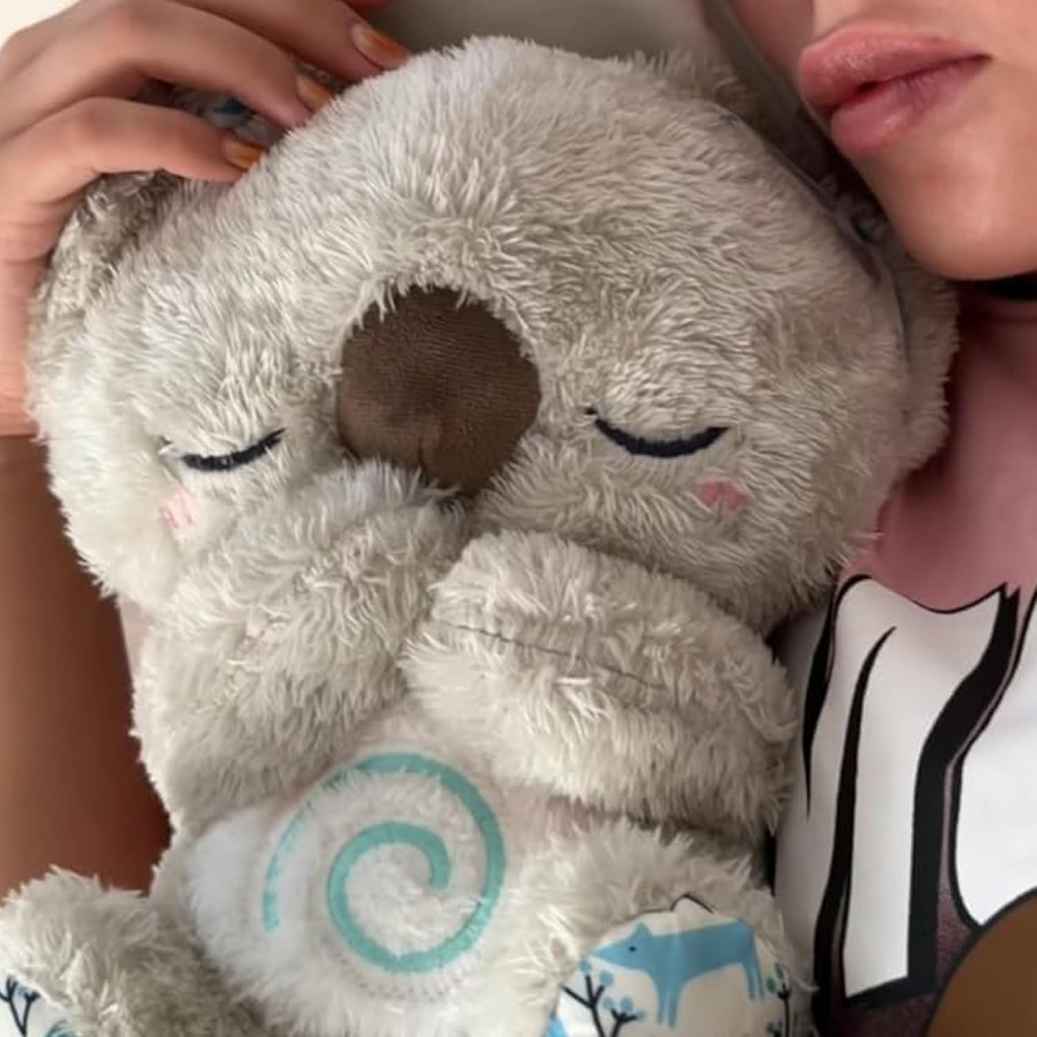 Foto 5 pulgar | Peluche Para Aliviar La Ansiedad Con Forma De Koala, Gris, 25 Cm, Con Sonido - Venta Internacional.