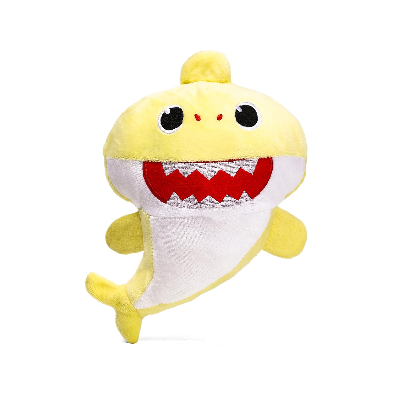 Peluche Cute Shark De 8.6 Pulgadas Para Niños, Interactivo, Amarillo - Venta Internacional.