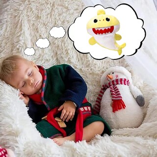 Foto 5 | Peluche Cute Shark De 8.6 Pulgadas Para Niños, Interactivo, Amarillo - Venta Internacional.
