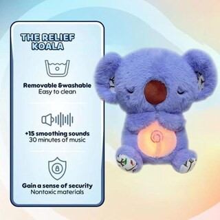 Foto 3 | Peluche Relajante De Oso Koala Con Detalles Sensoriales Para Bebé - Venta Internacional.