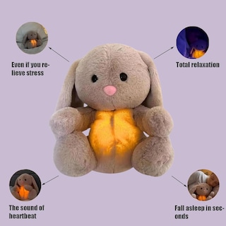 Foto 3 | Respirar Un Conejo De Peluche Alivia La Ansiedad Y Mejora El Sueño - Venta Internacional.