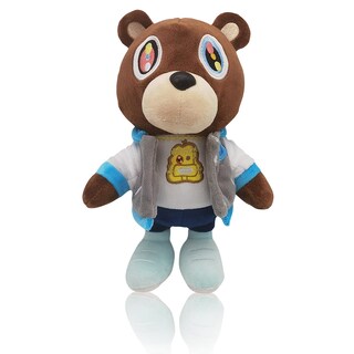 Foto 1 | Peluche De Peluche Con Bonito Oso Kanye De 25 Cm Para Fanáticos De Los Niños - Venta Internacional.