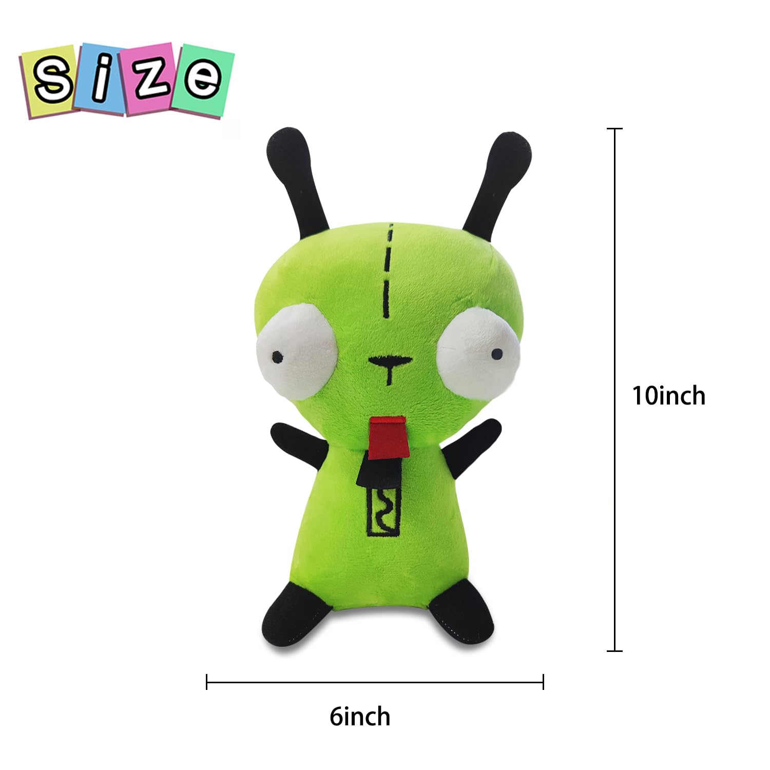 Foto 5 | Peluche De Peluche Verde Con Dibujos Animados De Alienígenas De 25 Cm Para Niños - Venta Internacional.