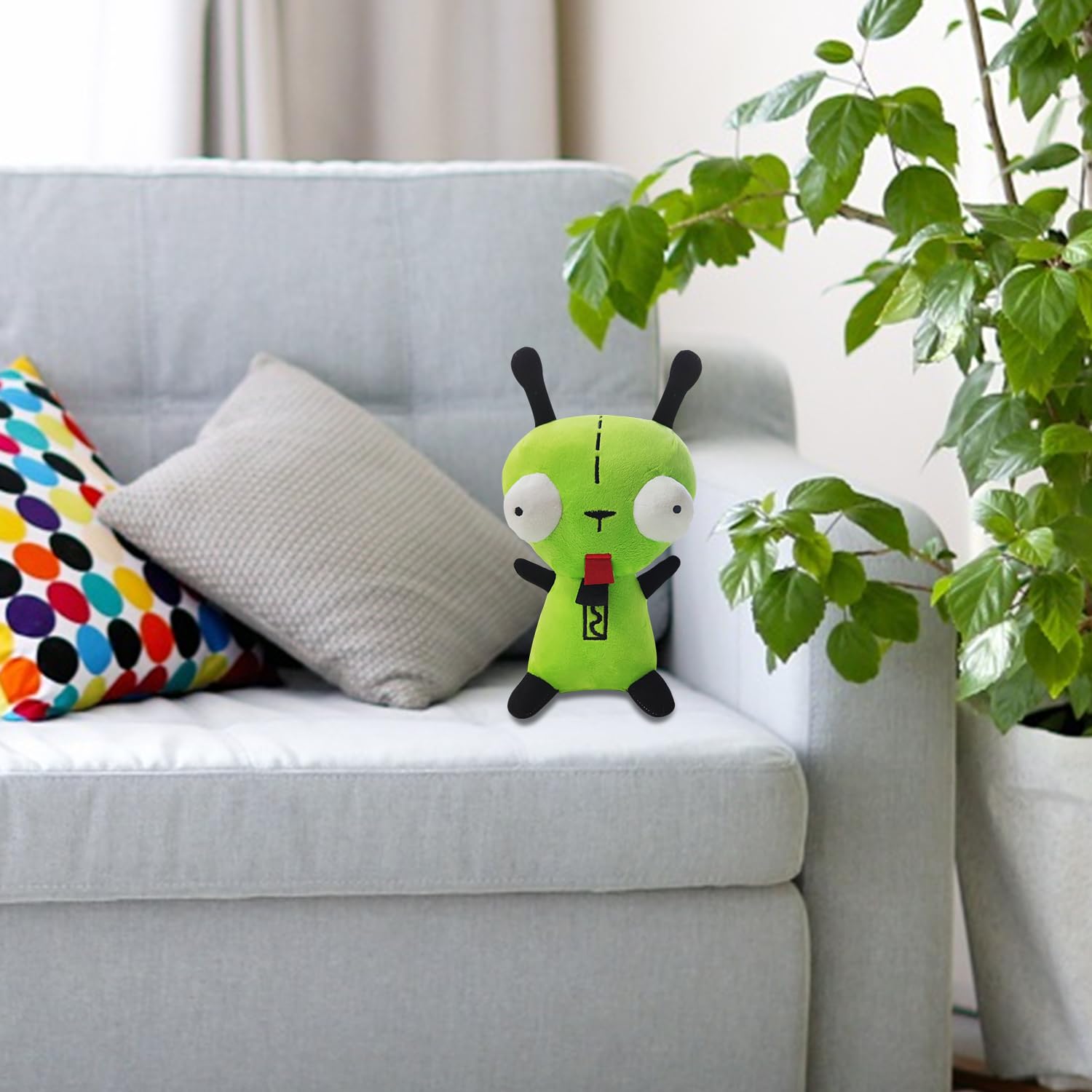 Foto 7 pulgar | Peluche De Peluche Verde Con Dibujos Animados De Alienígenas De 25 Cm Para Niños - Venta Internacional.