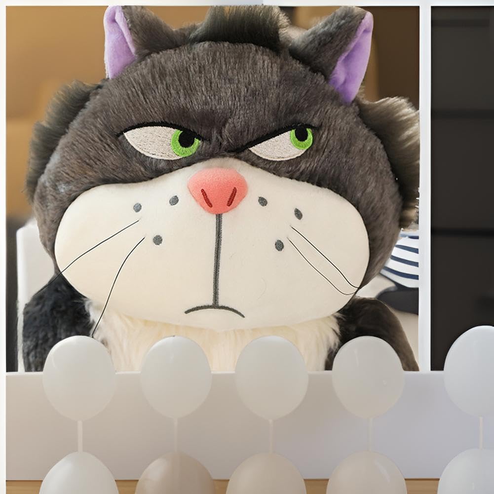 Foto 4 pulgar | Peluche Con Bonito Gato Enfadado, Regalo Para Niños, 25 Cm - Venta Internacional.