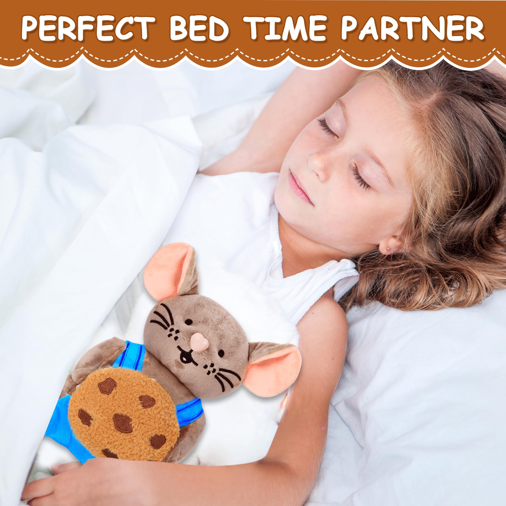 Foto 6 pulgar | Peluche De Peluche Con Forma De Ratón Para Niños Y Niñas Pequeños, 10 Cm - Venta Internacional.
