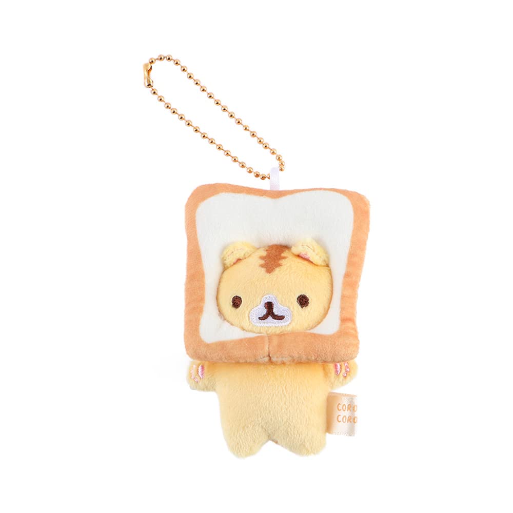 Foto 2 pulgar | Llavero Con Forma De Muñeco De Peluche, Pan, Gato, Tostadas, 8 Cm, Amarillo - Venta Internacional.