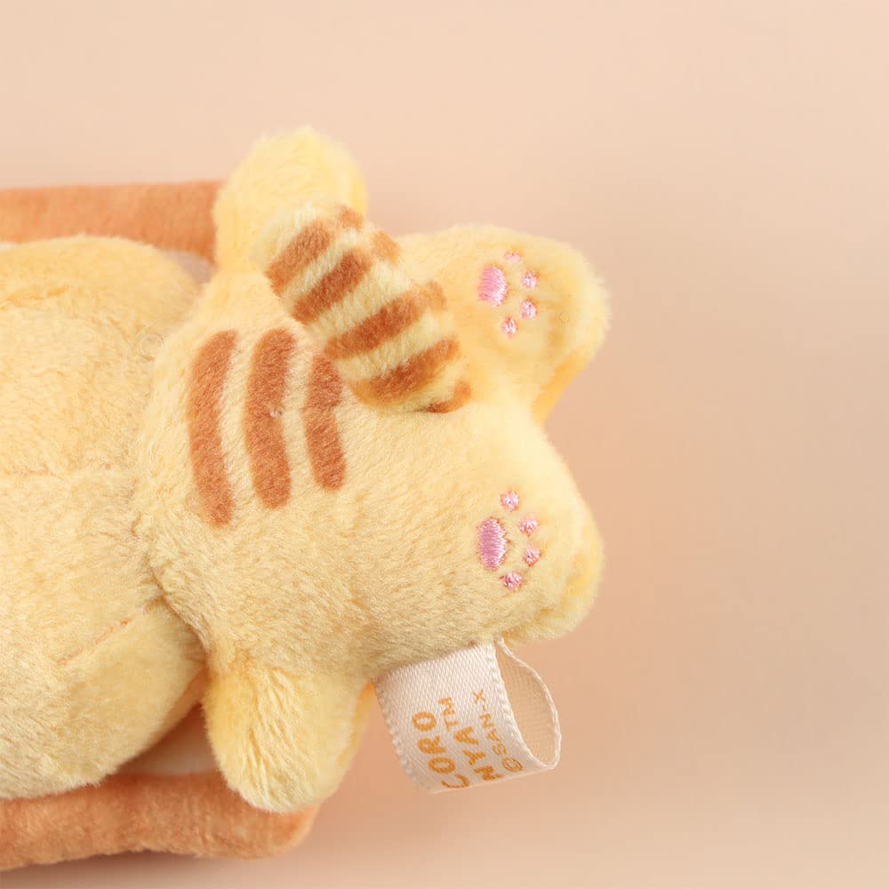 Foto 6 pulgar | Llavero Con Forma De Muñeco De Peluche, Pan, Gato, Tostadas, 8 Cm, Amarillo - Venta Internacional.