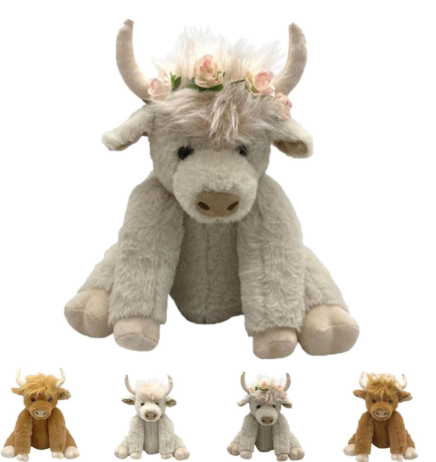 Peluche Theorbi Highland Cow Para Niños De 25 Cm - Venta Internacional.