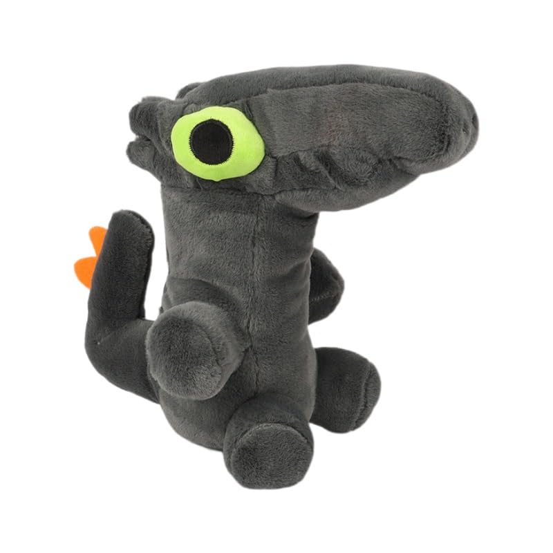 Juguete De Peluche Con Forma De Dragón Danzante Genérico 2024, 25 Cm, Sin Dientes, Gris - Venta Internacional.
