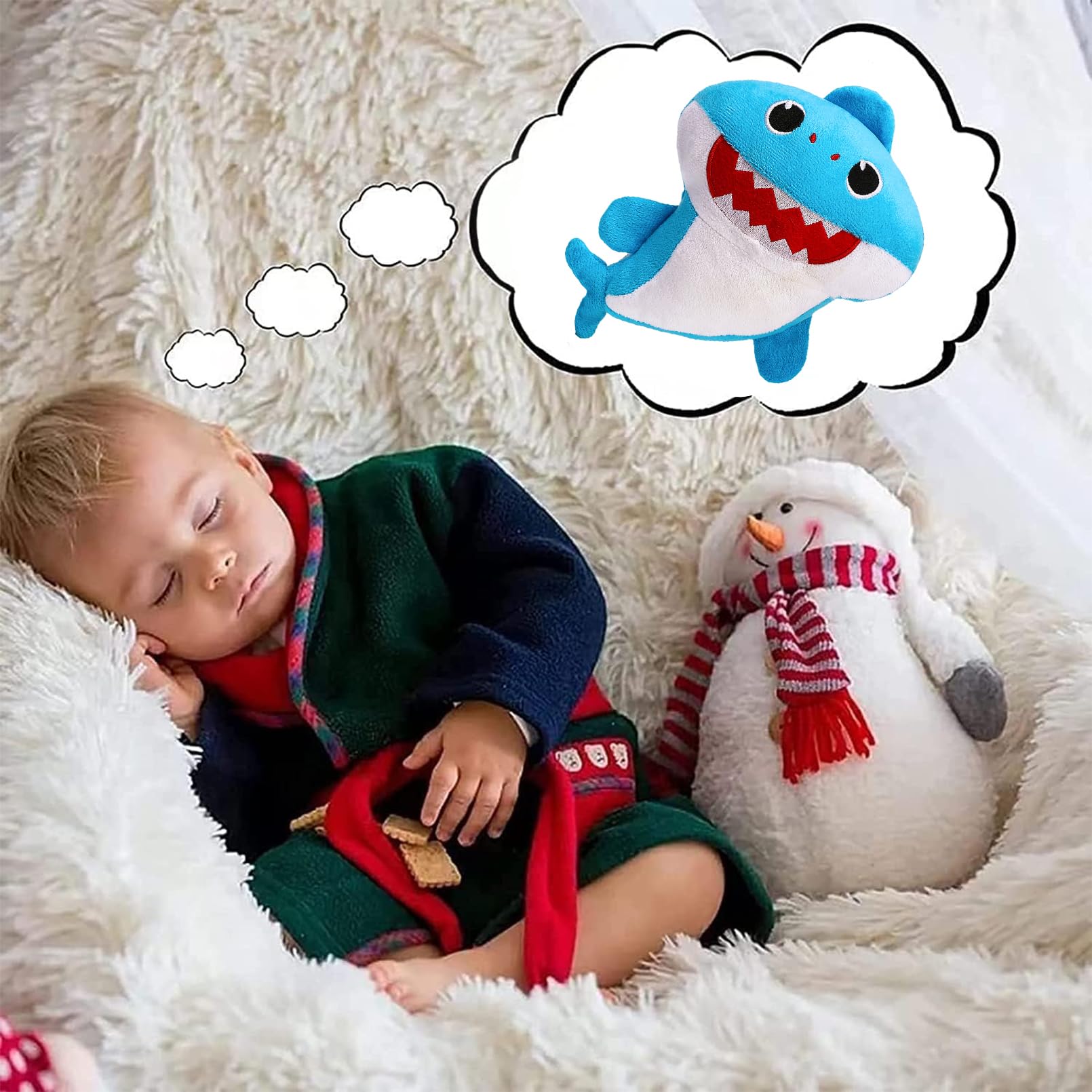 Foto 4 pulgar | Peluche Interactivo De Peluche Stuffed Shark Doll De 8.6 Pulgadas - Venta Internacional.