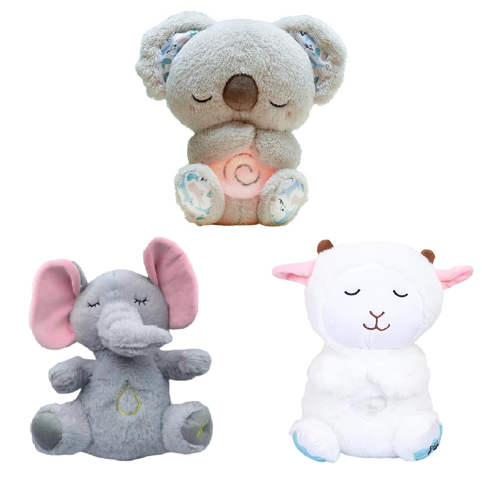 Foto 2 pulgar | Juguete De Peluche Para Aliviar La Respiración De Un Koala Con Luces Musicales, 30 Cm - Venta Internacional.