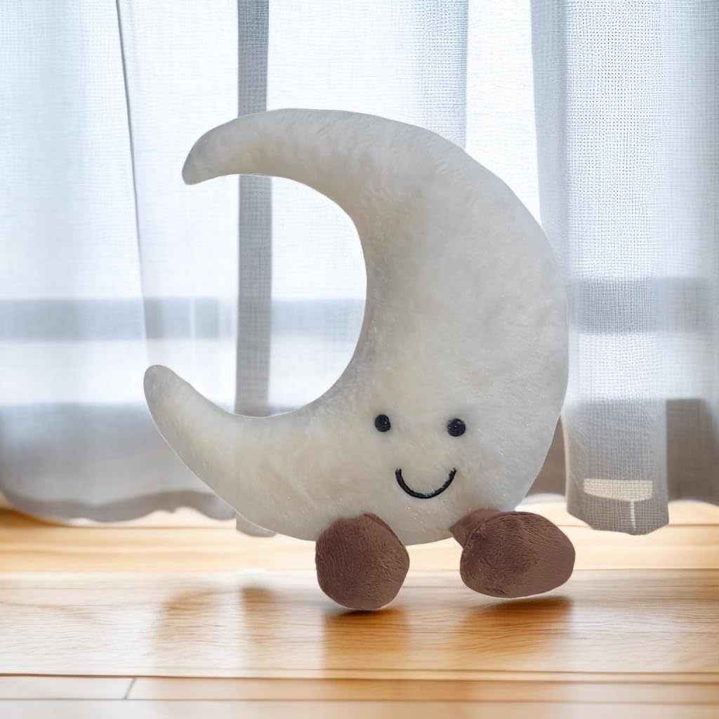 Foto 5 pulgar | Almohada Suave Para Mesita De Noche Y Sofá Para Niños, Diseño De Sol Y Luna, 30,5 Cm - Venta Internacional.