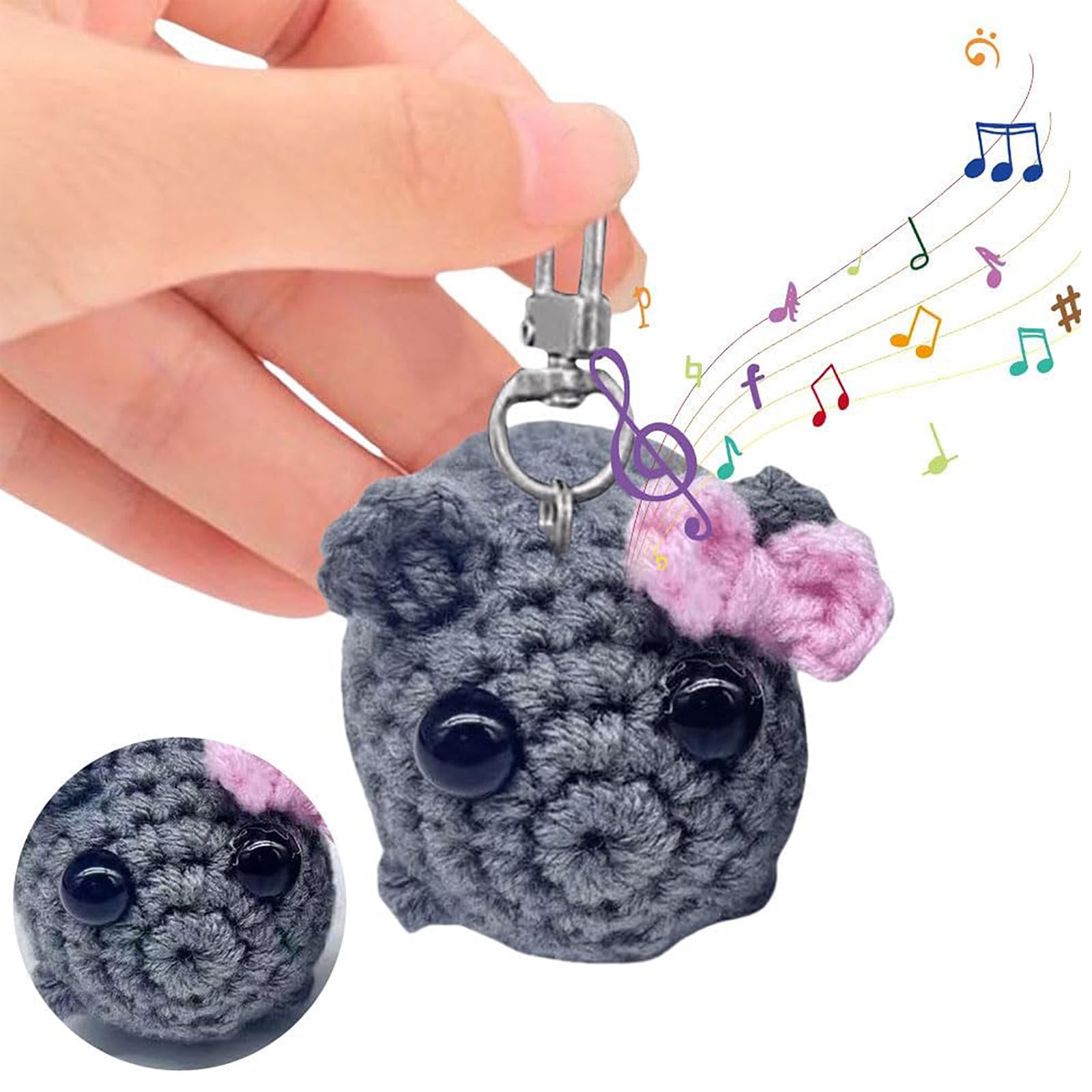 Foto 4 pulgar | Muñeco De Hámster De Peluche Con Música Y Llavero - Venta Internacional.