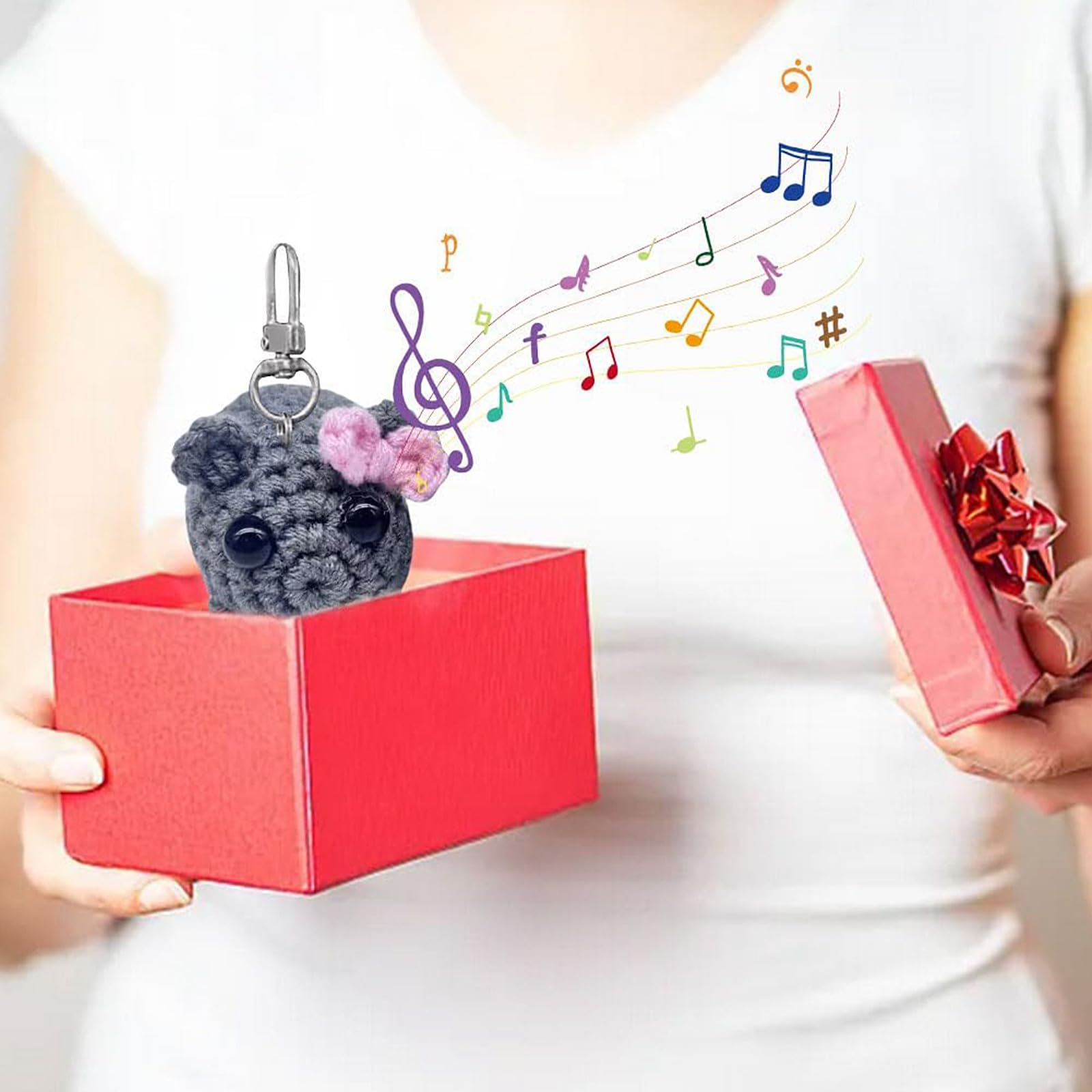 Foto 5 pulgar | Muñeco De Hámster De Peluche Con Música Y Llavero - Venta Internacional.