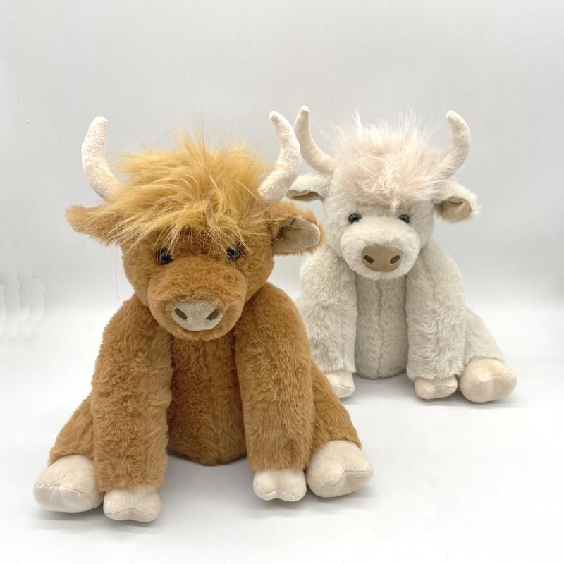 Foto 3 pulgar | Peluche Theorbi De Vaca Realista De Las Tierras Altas Escocesas De 25 Cm Con Música - Venta Internacional.