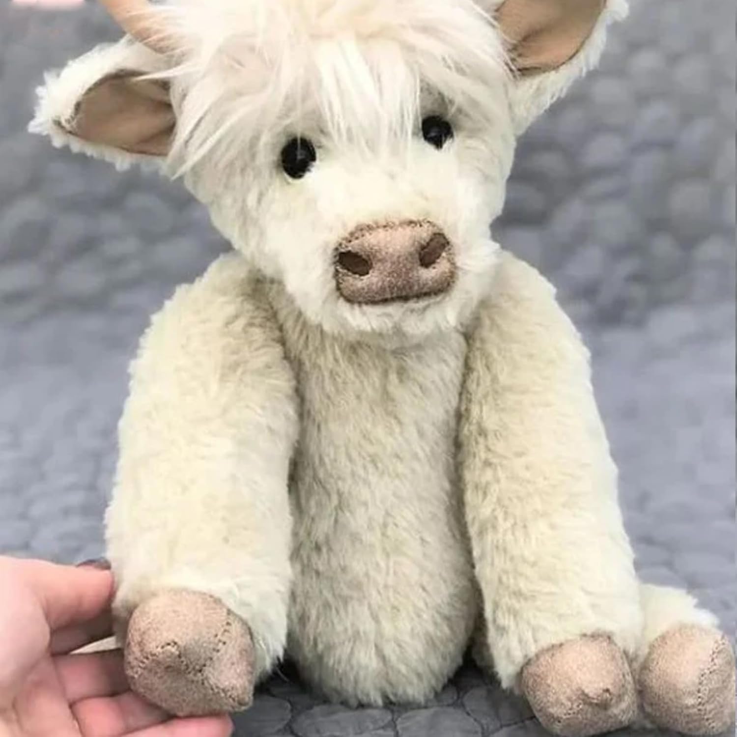 Foto 6 pulgar | Peluche Theorbi De Vaca Realista De Las Tierras Altas Escocesas De 25 Cm Con Música - Venta Internacional.