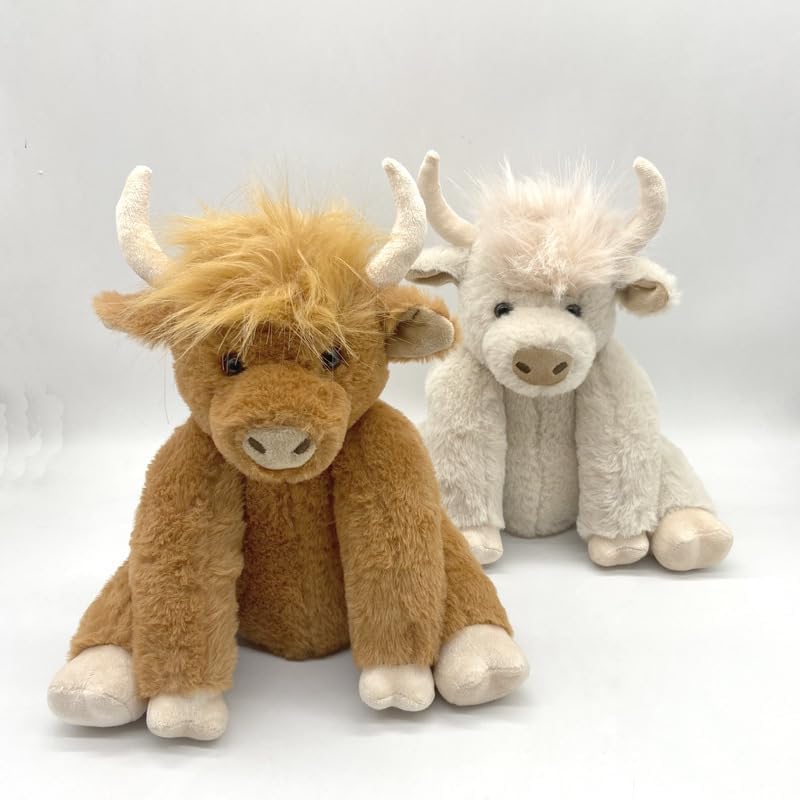 Foto 3 pulgar | Peluche Theorbi Highland Cow Para Niños De 25 Cm (marrón) - Venta Internacional.